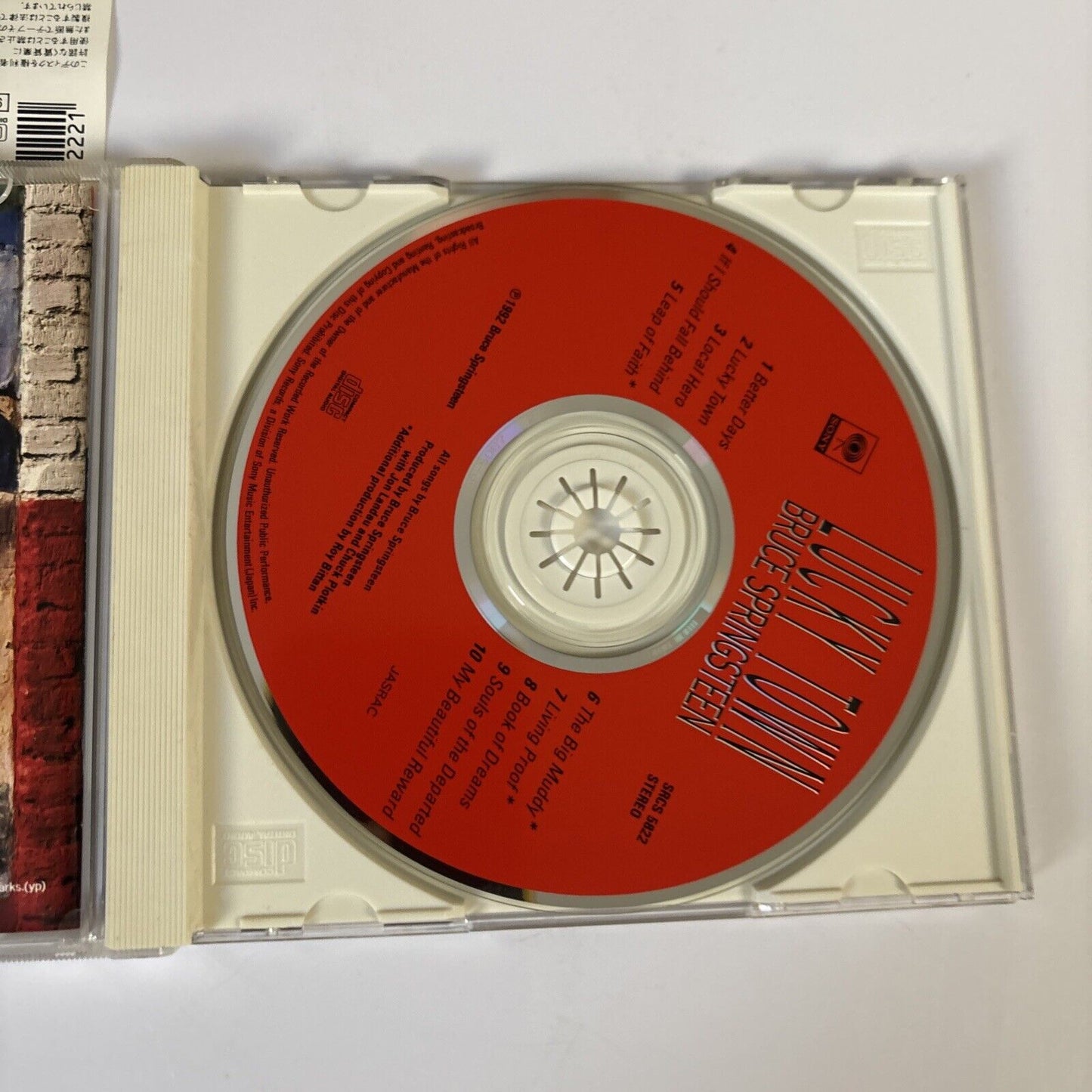 Bruce Springsteen – Lucky Town (CD, 1992) srcs-5822 Japan obi