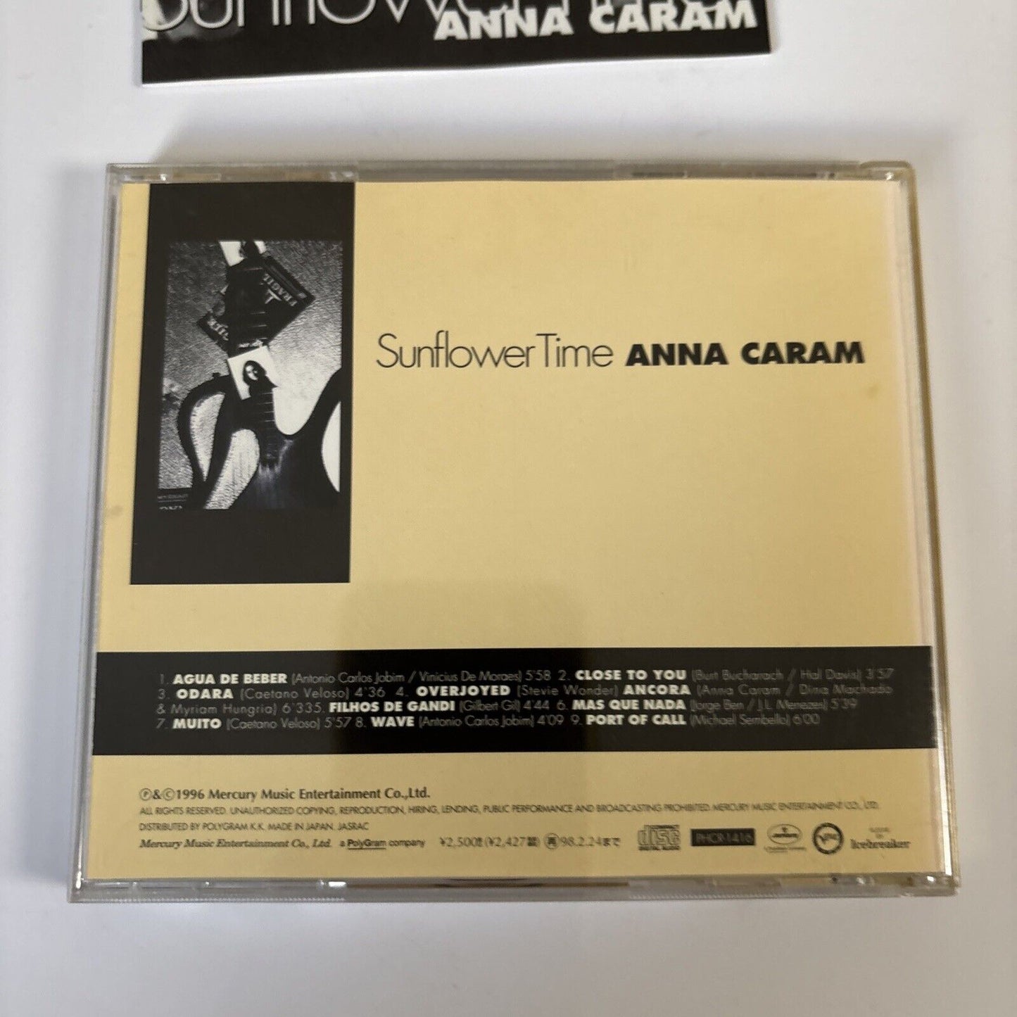 Anna Caram – Sunflower Time (CD, 1996) phcr-1416 Japan