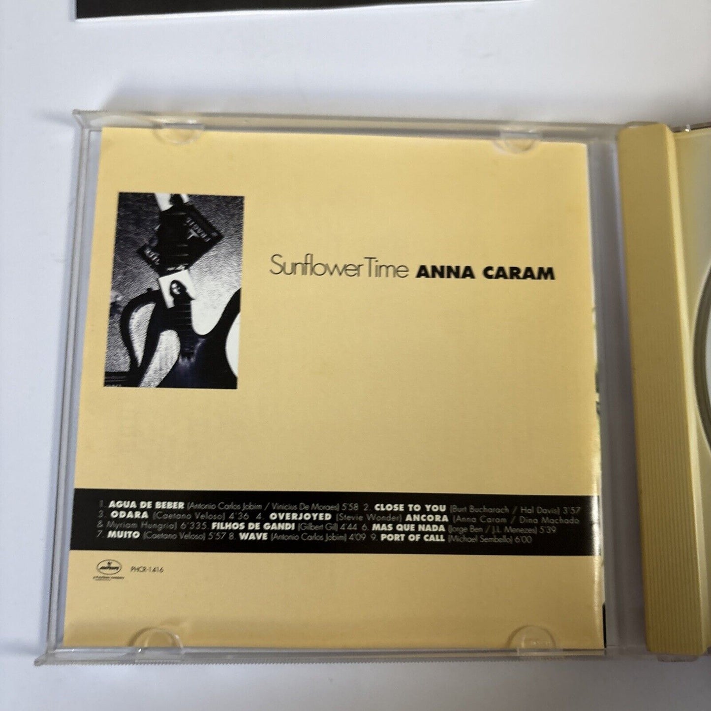 Anna Caram – Sunflower Time (CD, 1996) phcr-1416 Japan