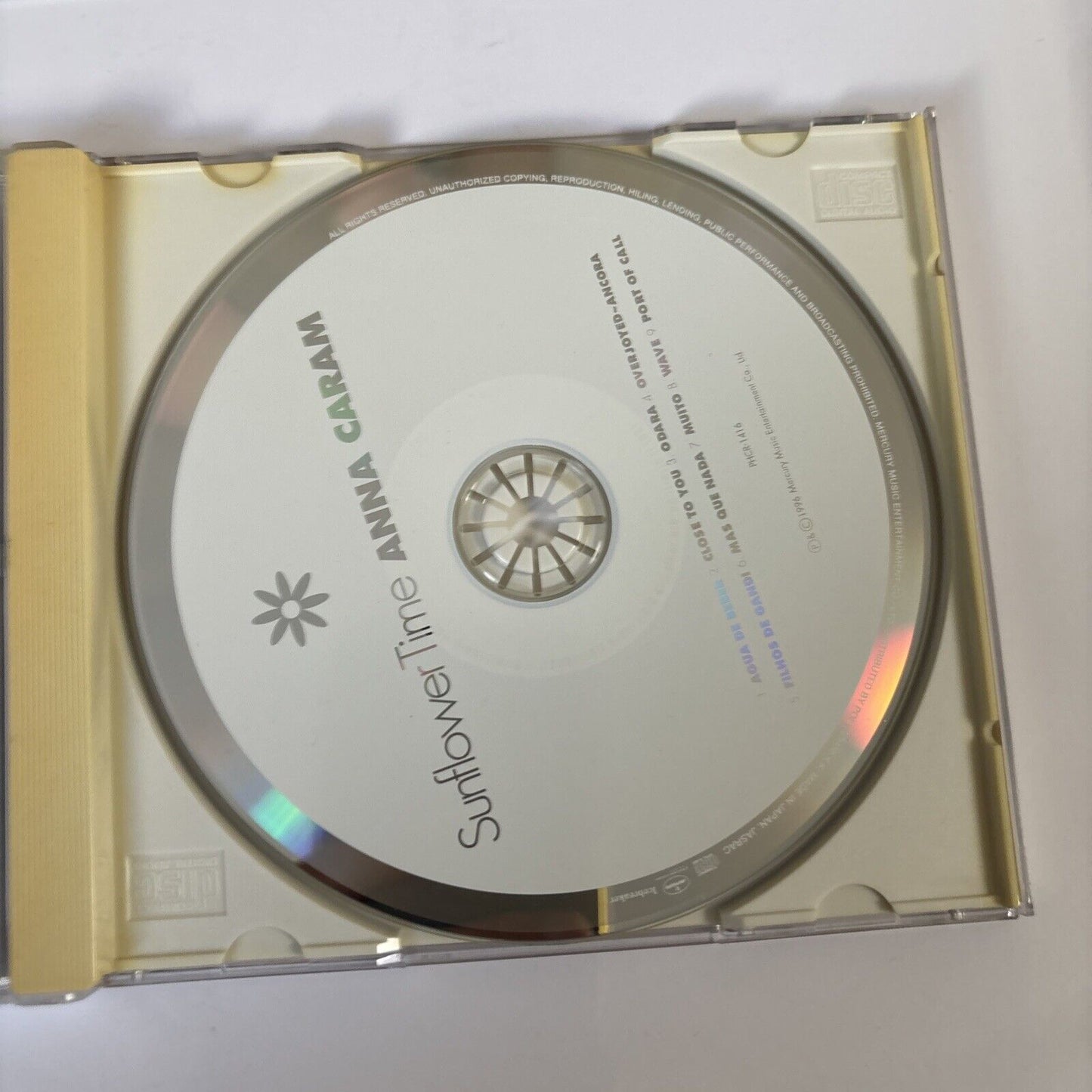 Anna Caram – Sunflower Time (CD, 1996) phcr-1416 Japan