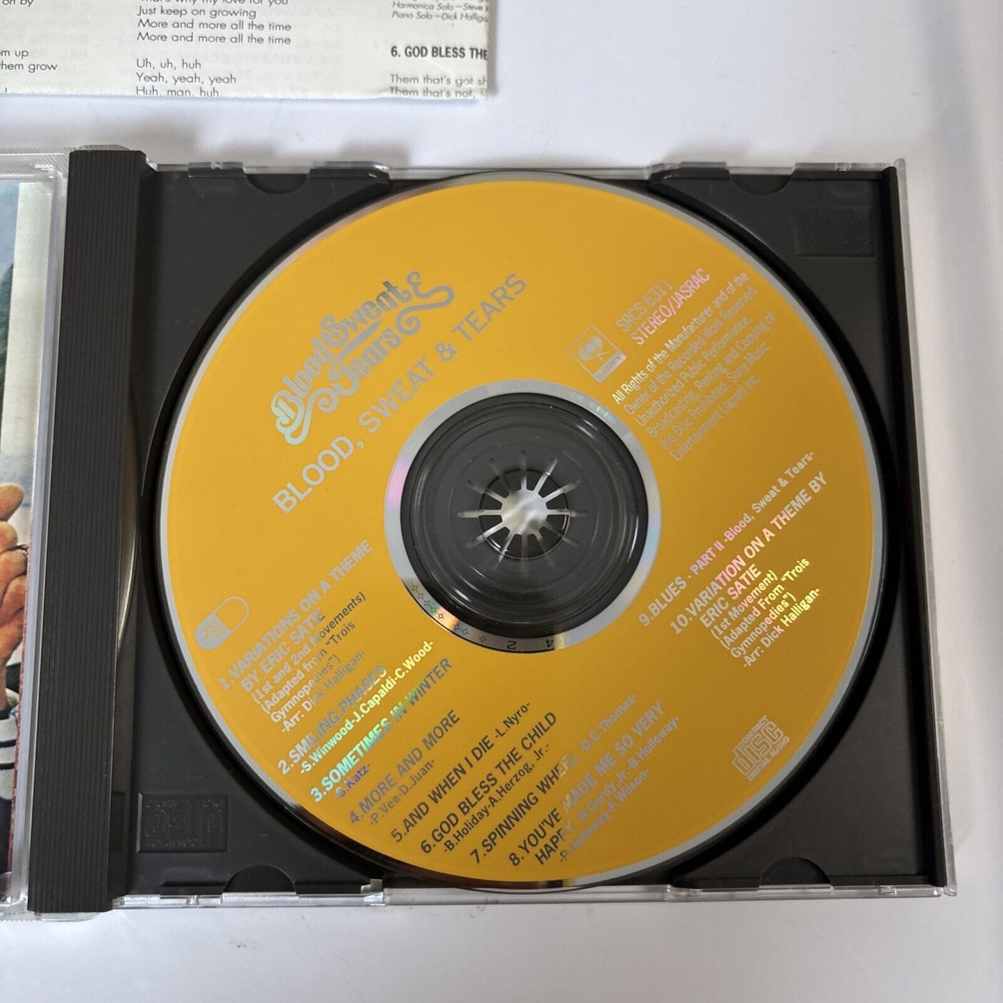 Blood, Sweat And Tears – Blood, Sweat And Tears (CD, 1993) srcs-6311 Japan