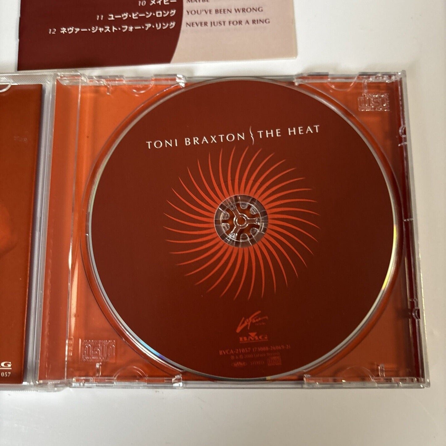 Toni Braxton – The Heat (CD, 2000) bvca-21057 Japan