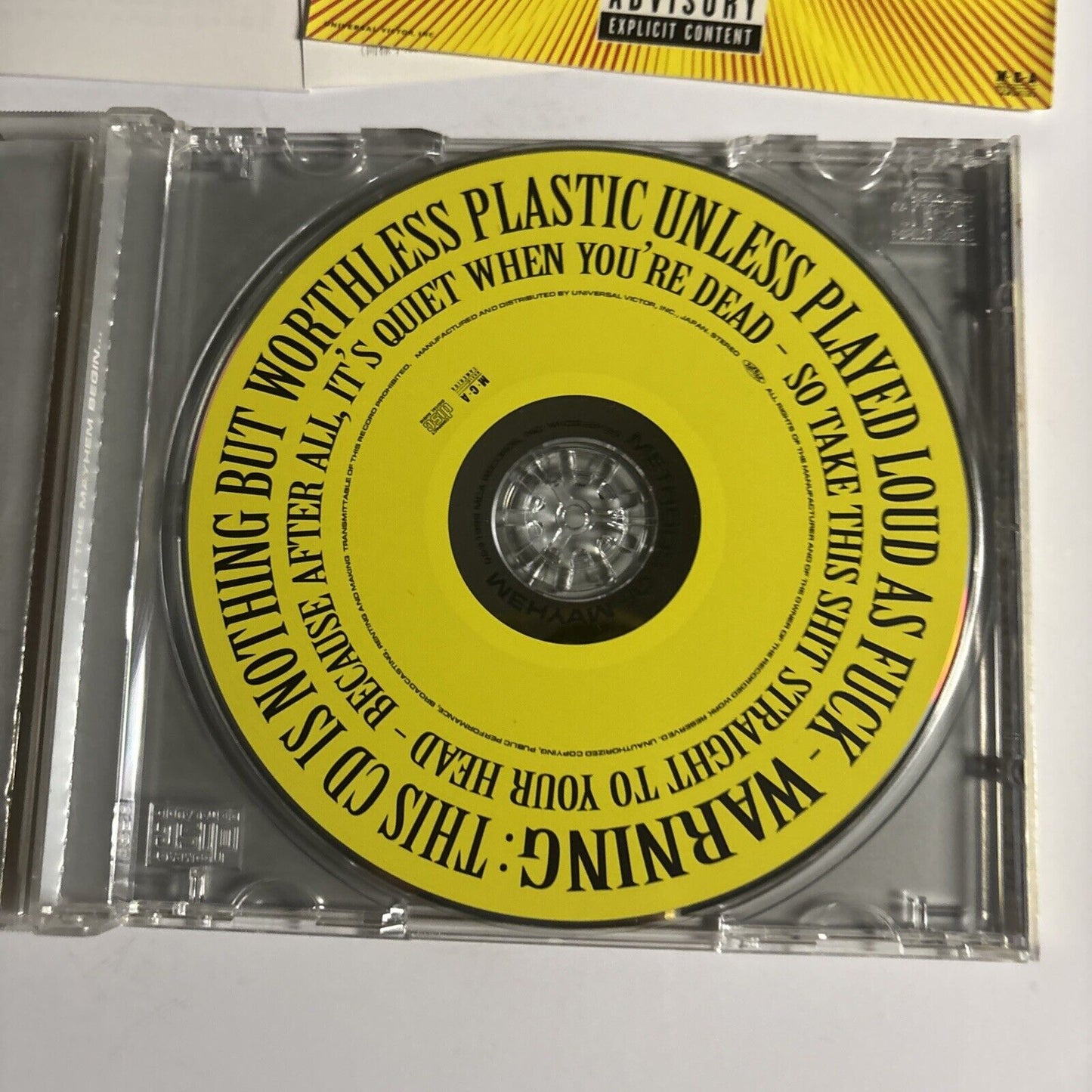 Methods Of Mayhem – Methods Of Mayhem (CD, 1999) mvce-24199 Japan Sticker