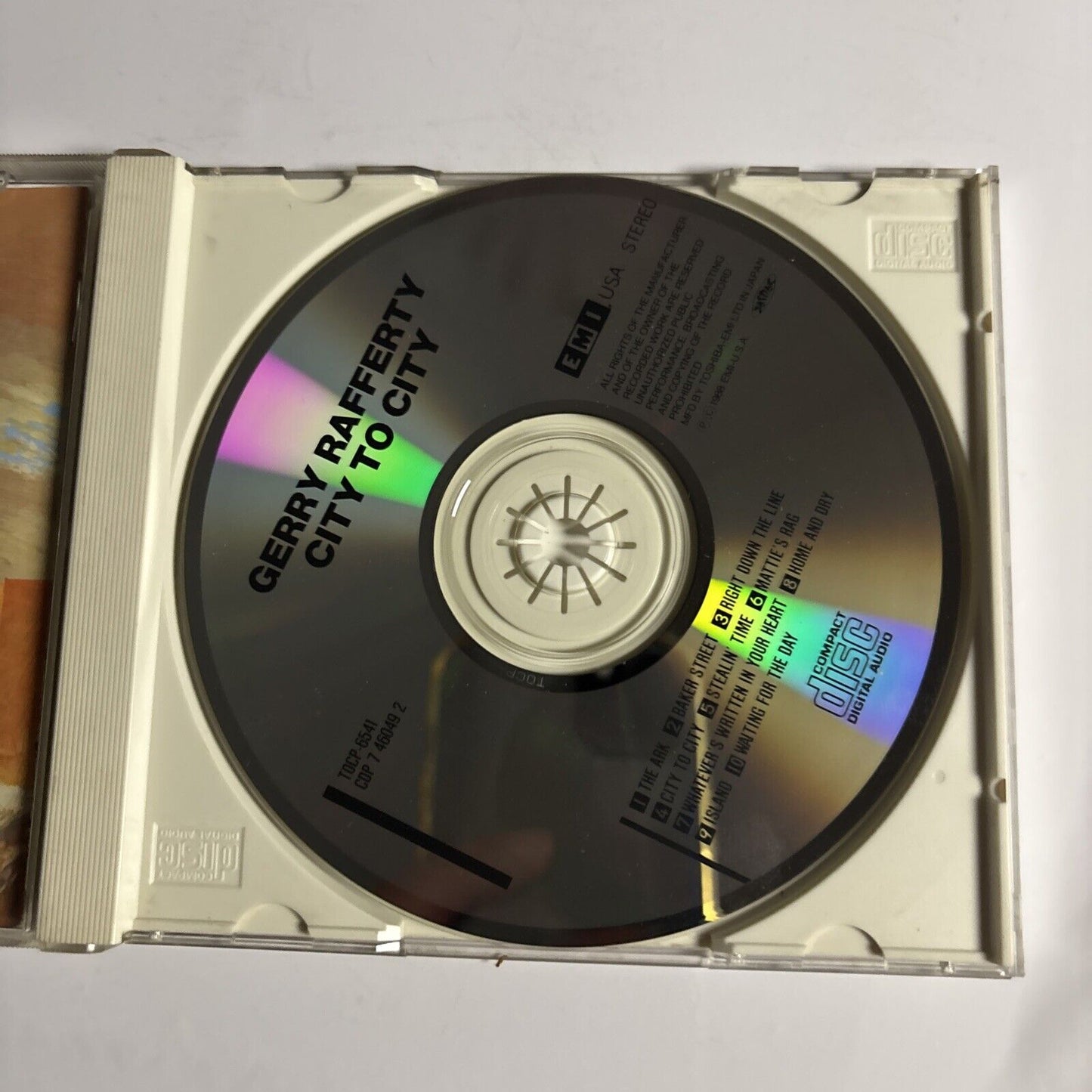 Gerry Rafferty – City To City (CD, 1990) tocp-6541 Japan obi