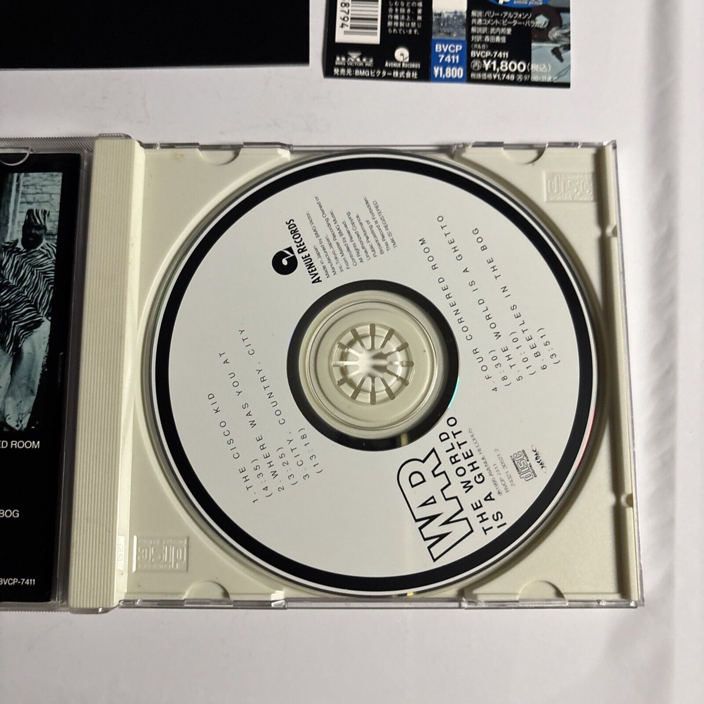 War – The World Is A Ghetto (CD, 1995) bvcp-7411 Japan obi