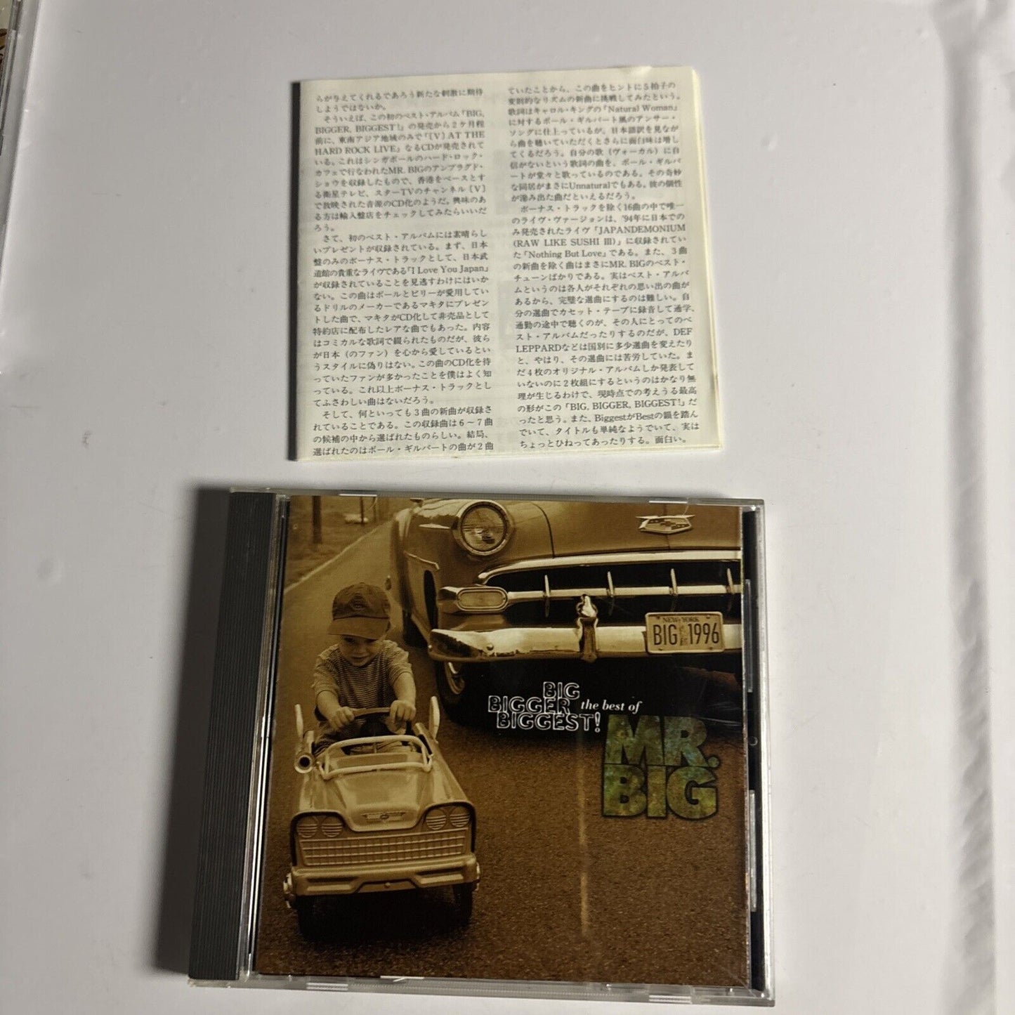 Mr. Big – Big, Bigger, Biggest: The Best Of Mr. Big (CD, 1996) Japan Bonus Track