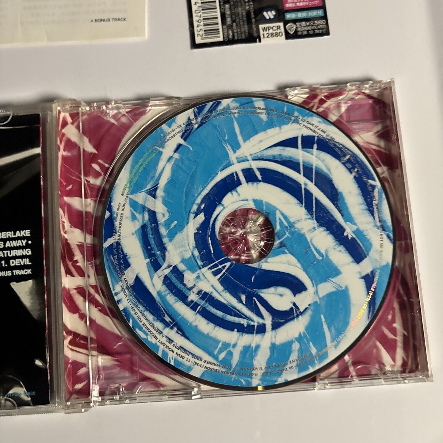 Madonna – Hard Candy (CD, 2008) wpcr-12880 Japan Bonus Track, obi