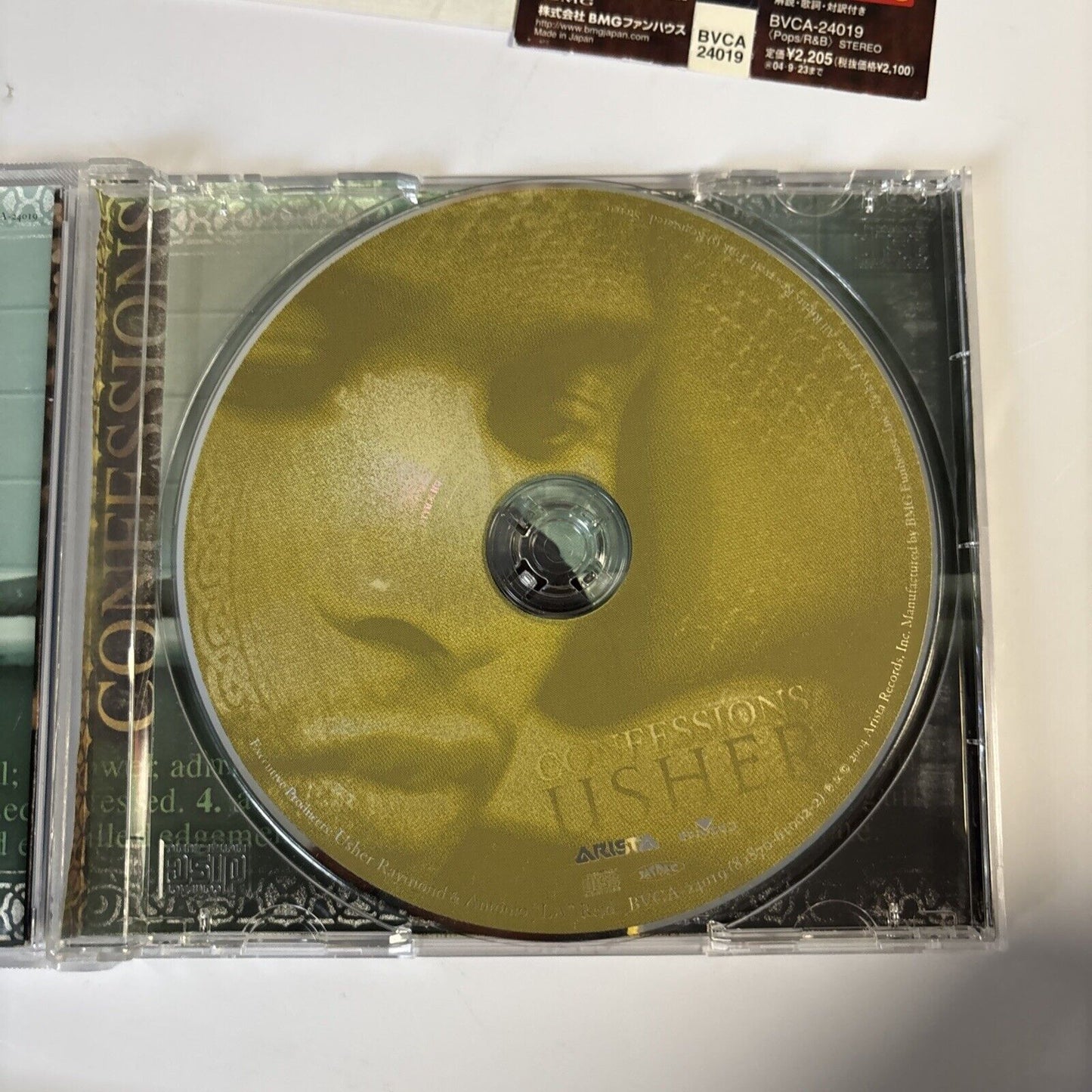 Usher – Confessions (CD, 2004) bvca-24019 Japan Bonus Track, obi