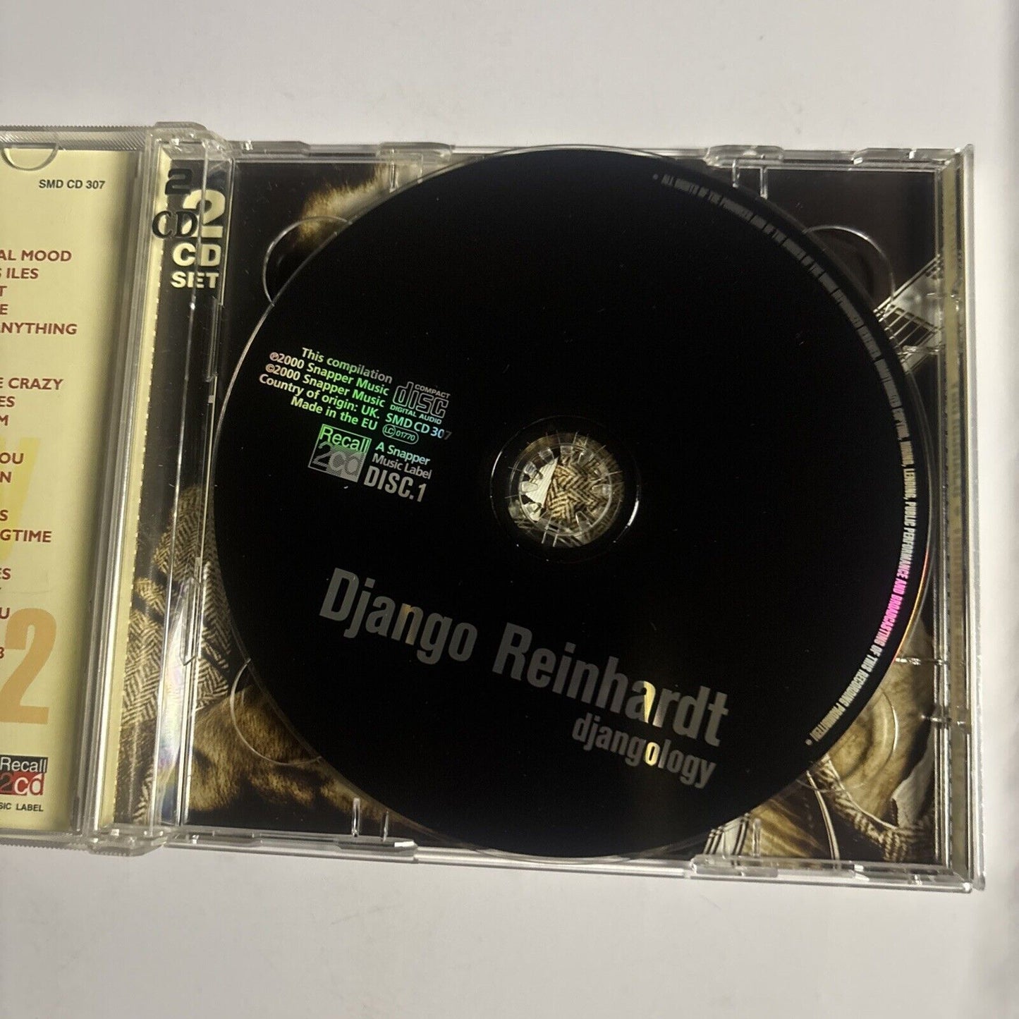 Django Reinhardt – Djangology (CD, 2000, 2-Disc) SMD CD 307