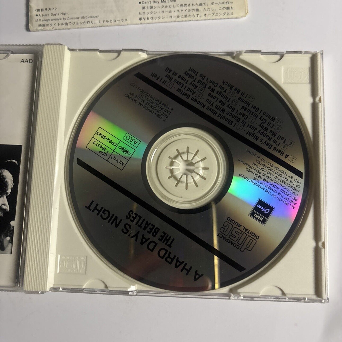 The Beatles – A Hard Day's Night (CD, 1987) cp32-5323 Japan