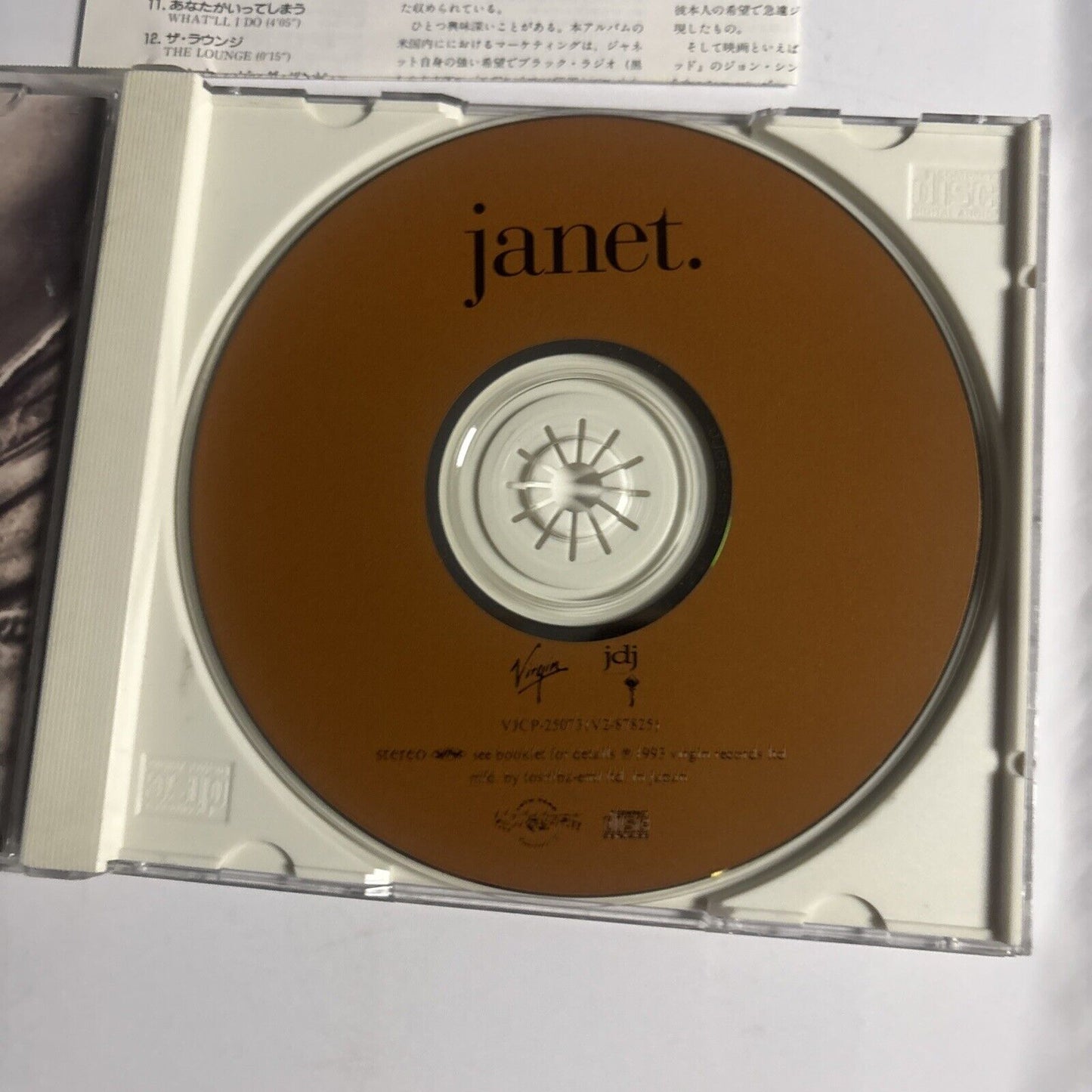 Janet Jackson – janet. (CD, 1993) vjcp-25073 Japan