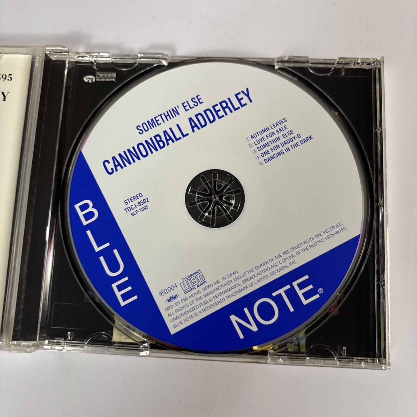 Cannonball Adderley – Somethin' Else (CD, 1959) tocj-8502 Japan