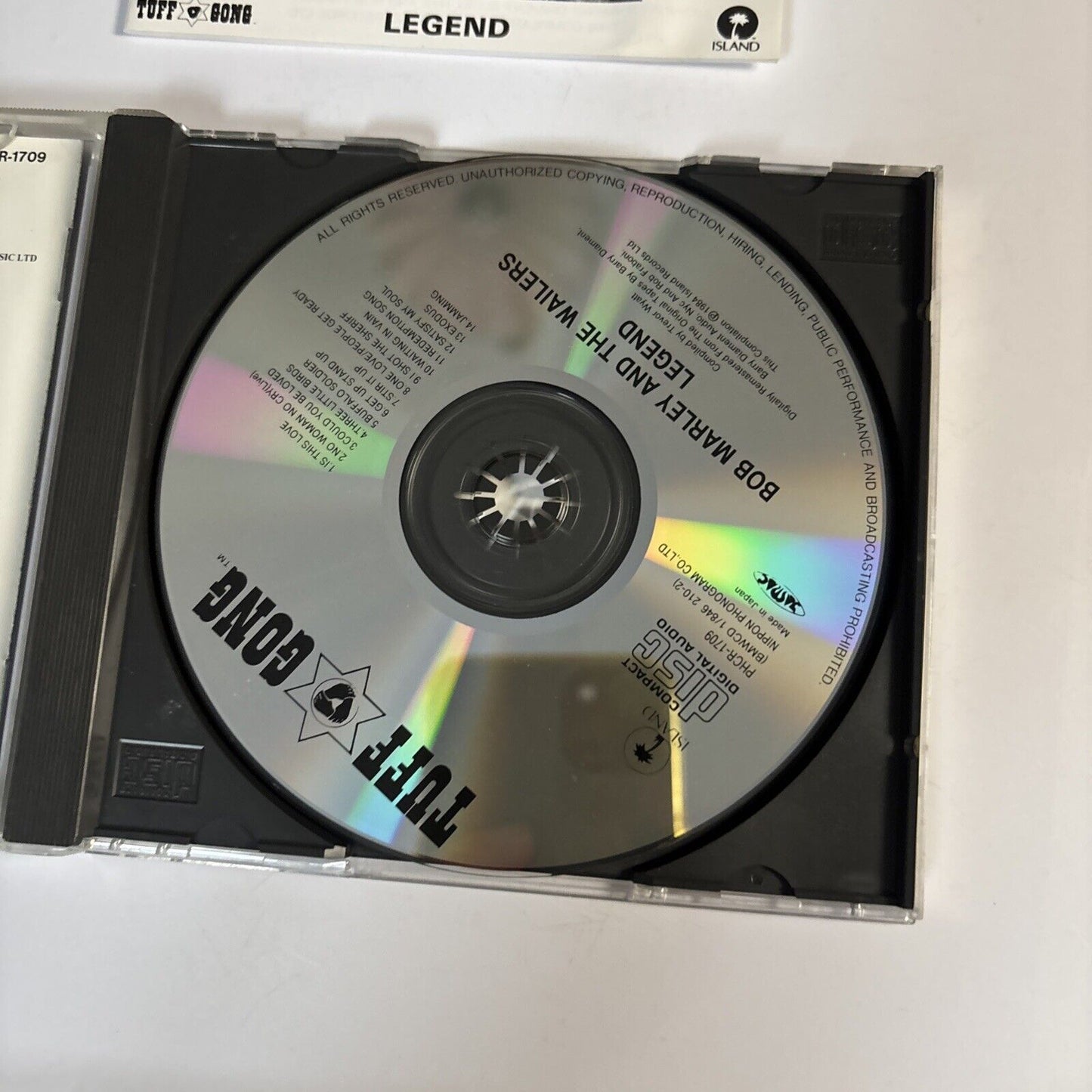Legend: The Best Of Bob Marley And The Wailers (CD, 1992) phcr-1709 Japan