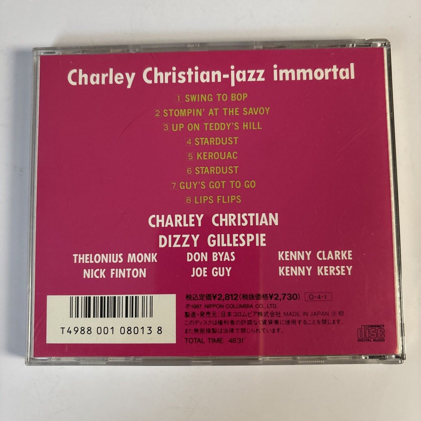 Charlie Christian – Jazz Immortal (CD, 1987) 30CY-1436 Japan