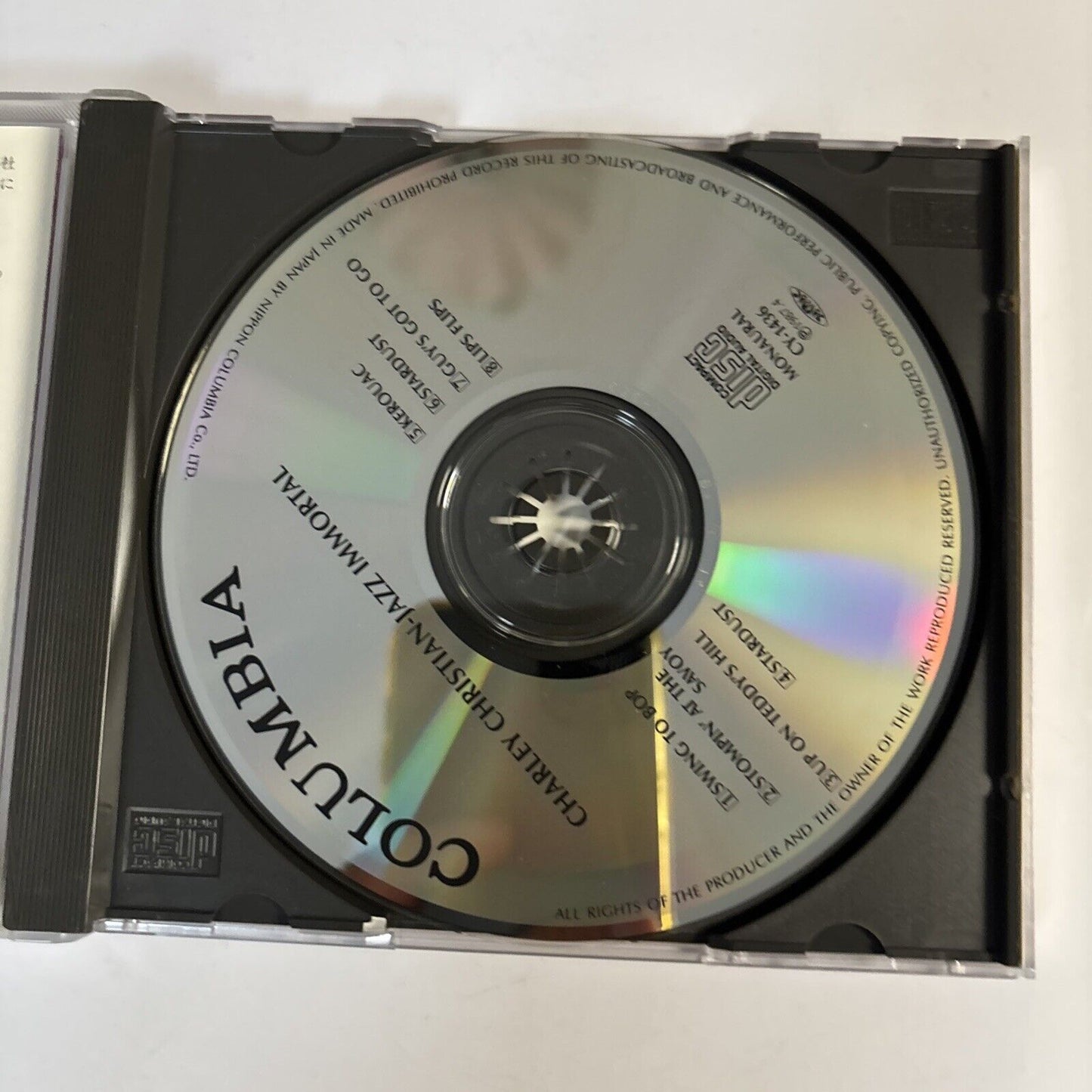 Charlie Christian – Jazz Immortal (CD, 1987) 30CY-1436 Japan