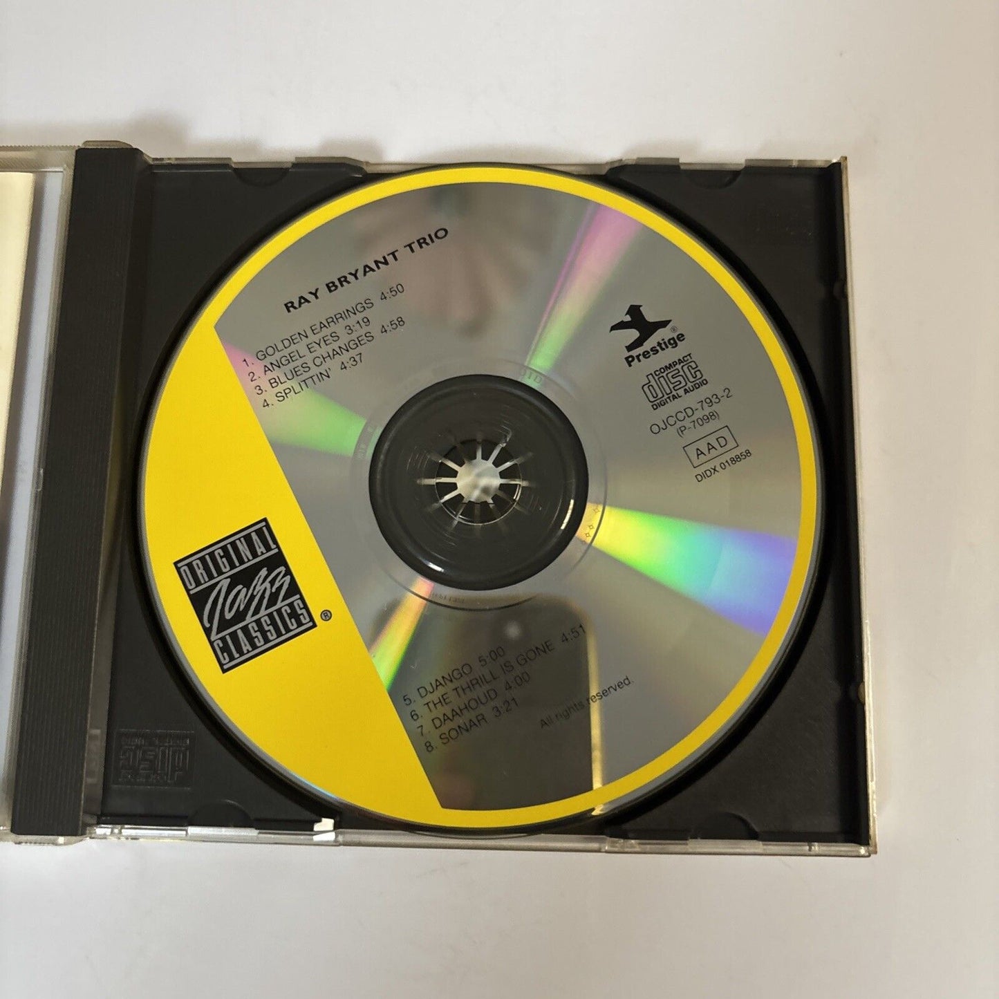 Ray Bryant Trio – Prestige 7098 (CD, 1993) OJCCD-793-2
