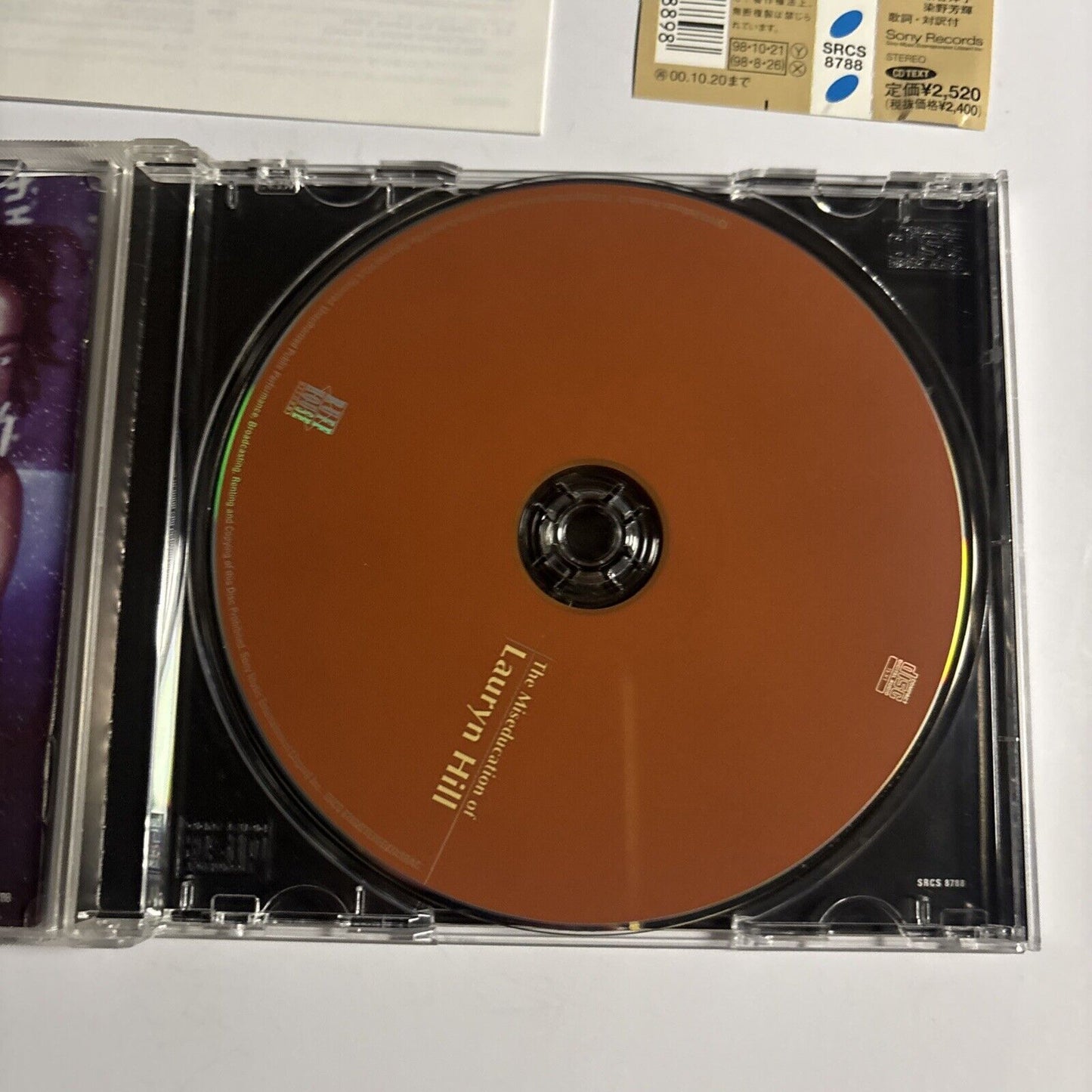 Lauryn Hill – The Miseducation Of Lauryn Hill (CD, 1998) srcs-8788 Japan obi