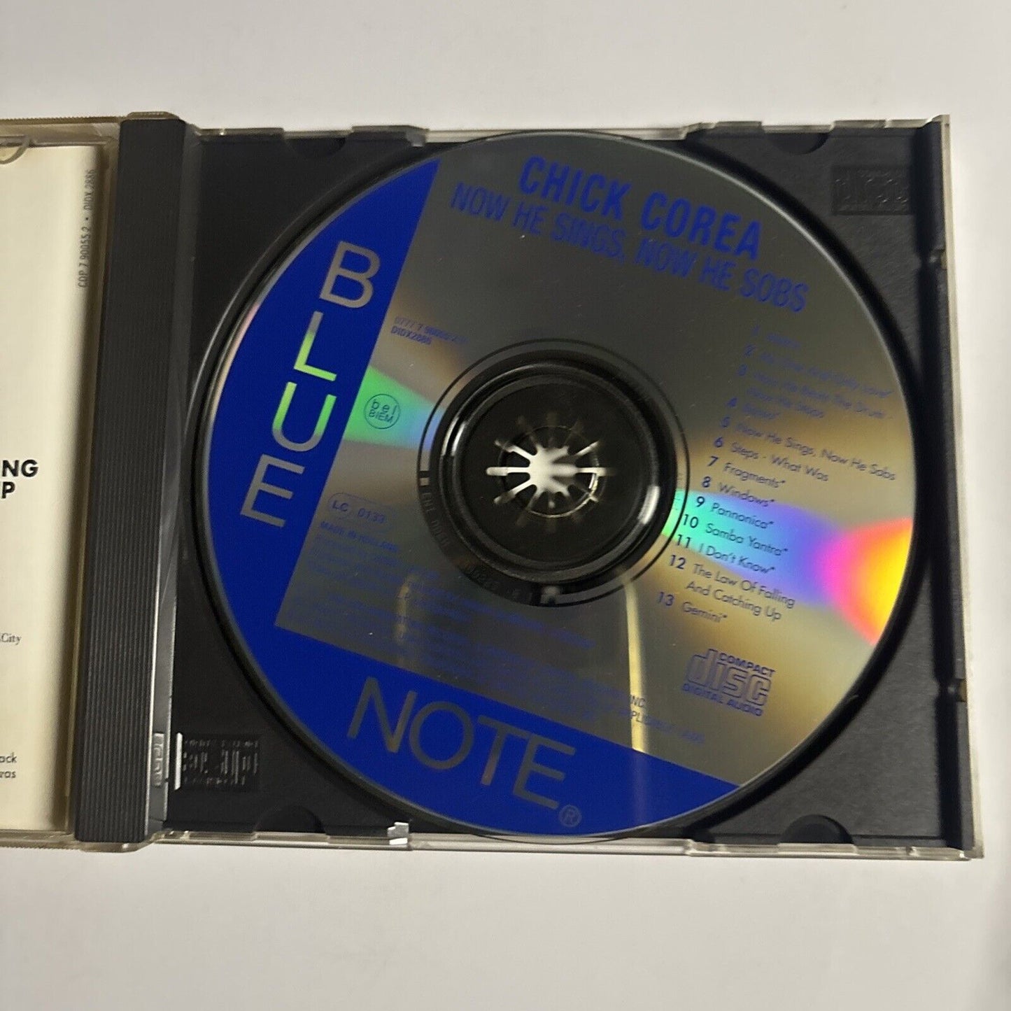 Chick Corea – Now He Sings, Now He Sobs (CD, 1988) CDP 7 90055 2