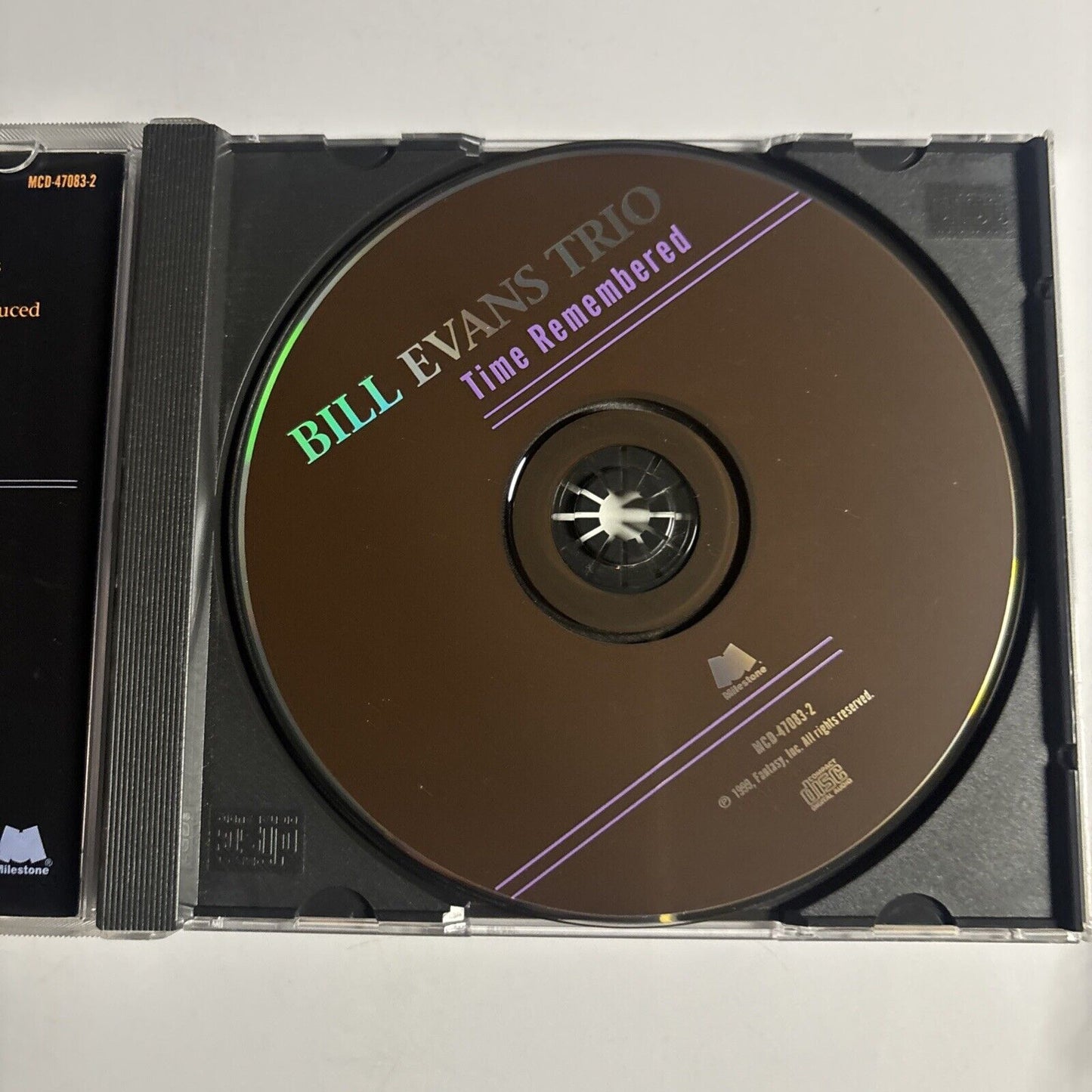 Bill Evans Trio – Time Remembered (CD, 1999) MCD-47083-2
