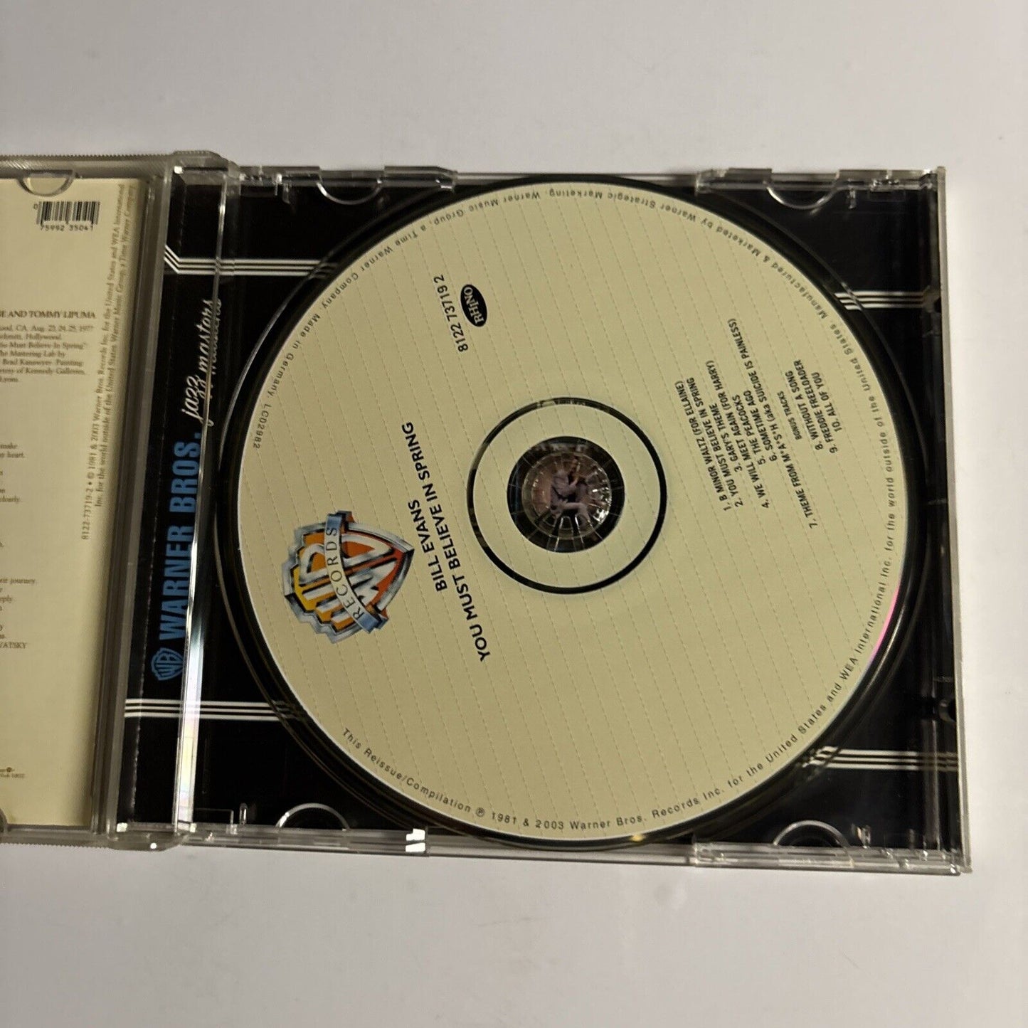 Bill Evans, Eddie Gomez, Eliot Zigmund – You Must Believe In Spring (CD, 2003)