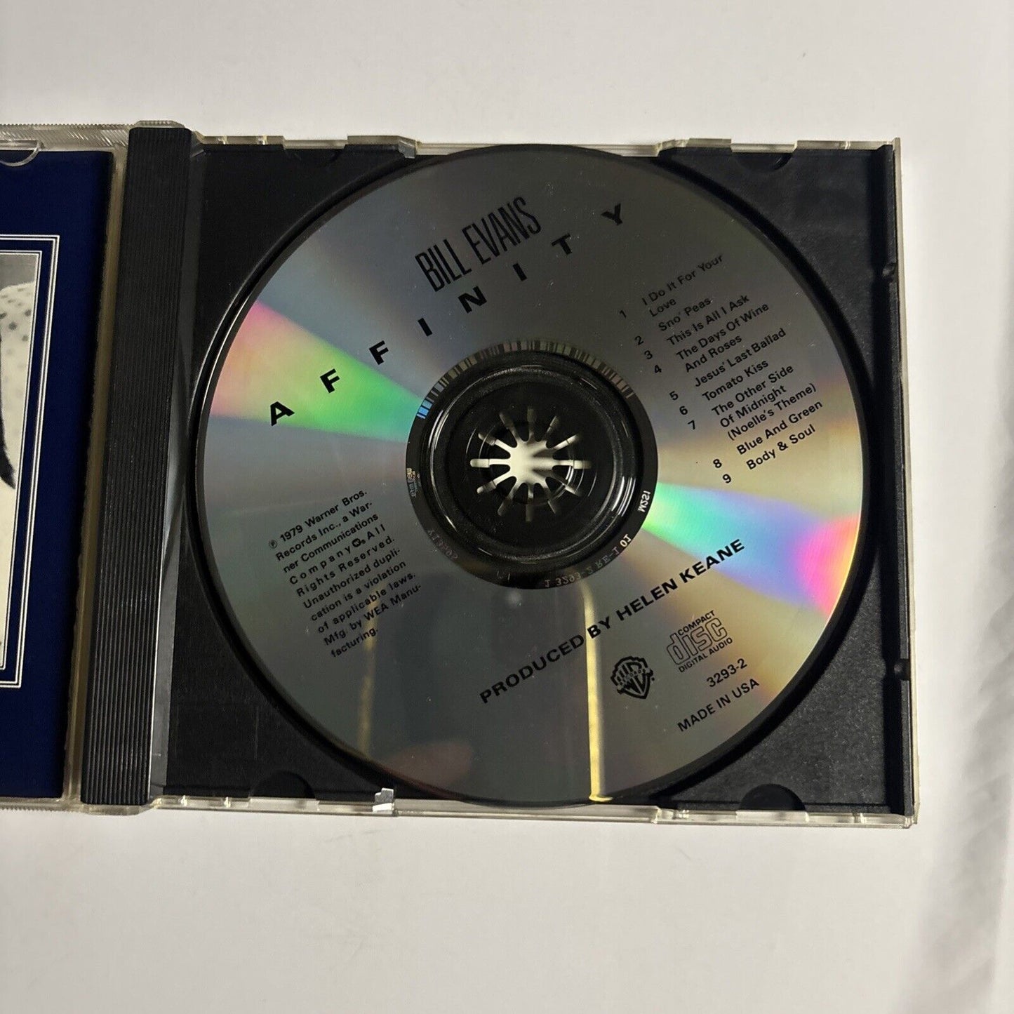 Bill Evans & Toots Thielemans – Affinity (CD, 1988) 508817