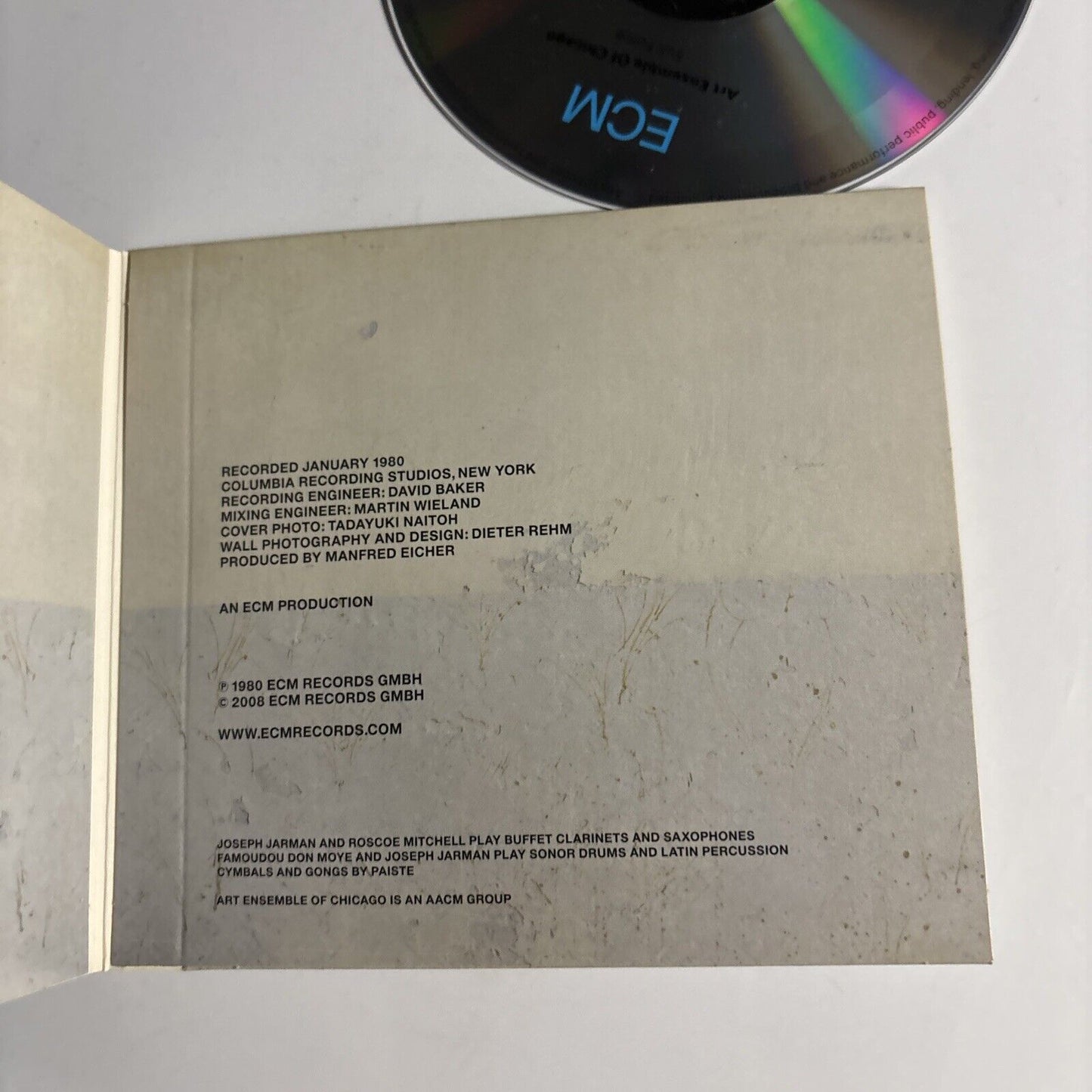 The Art Ensemble Of Chicago – Full Force (CD, 2008) ECM 1167