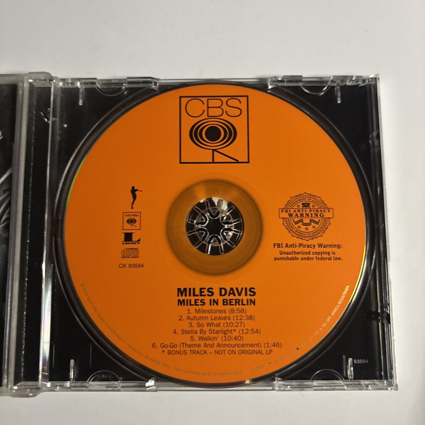 Miles Davis – Miles In Berlin (CD, 2005) CK 93594