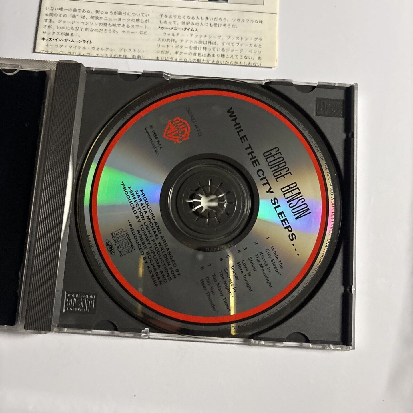 George Benson – While The City Sleeps... (CD, 1986) 925 475-2