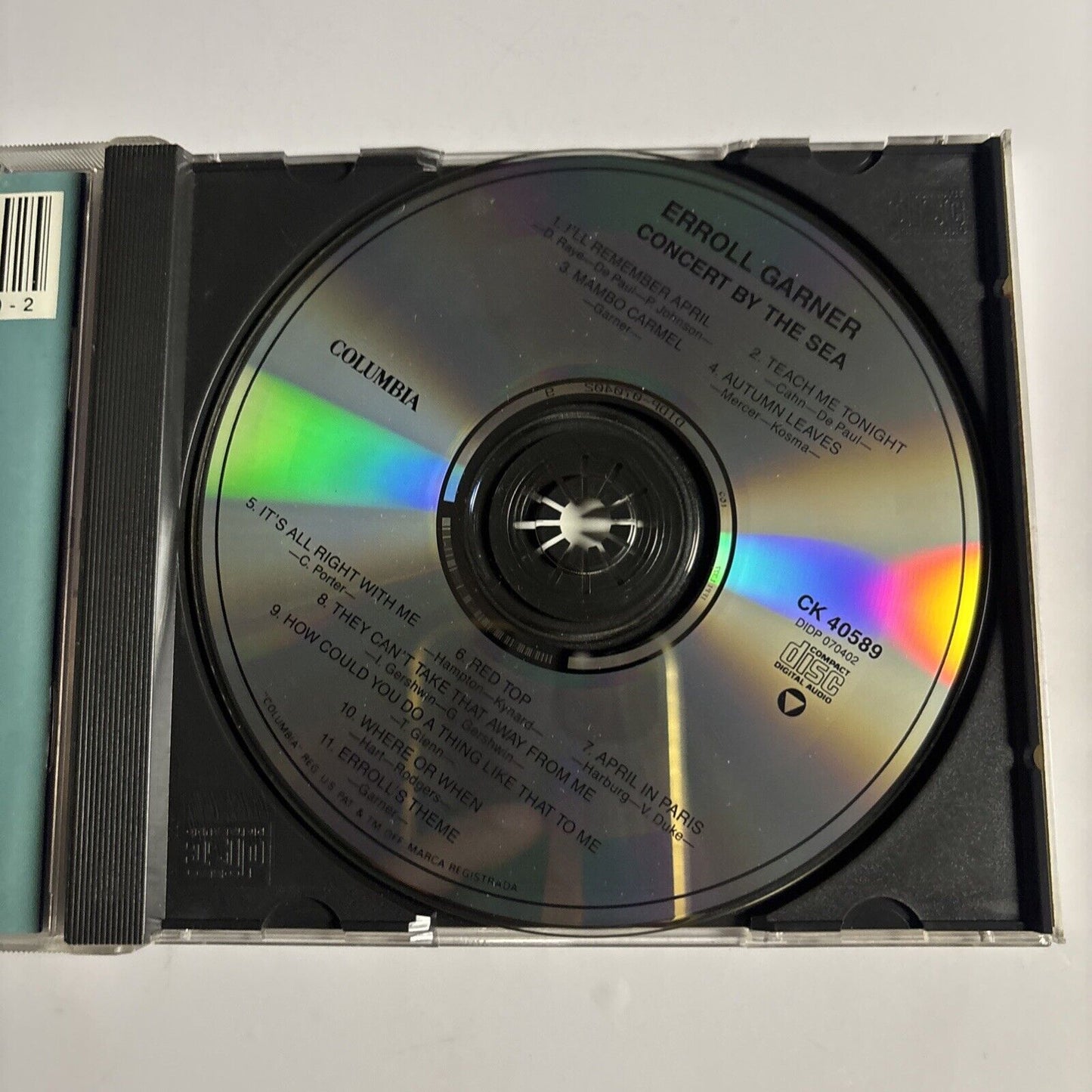 Erroll Garner – Concert By The Sea (CD, 1955) CK 40589