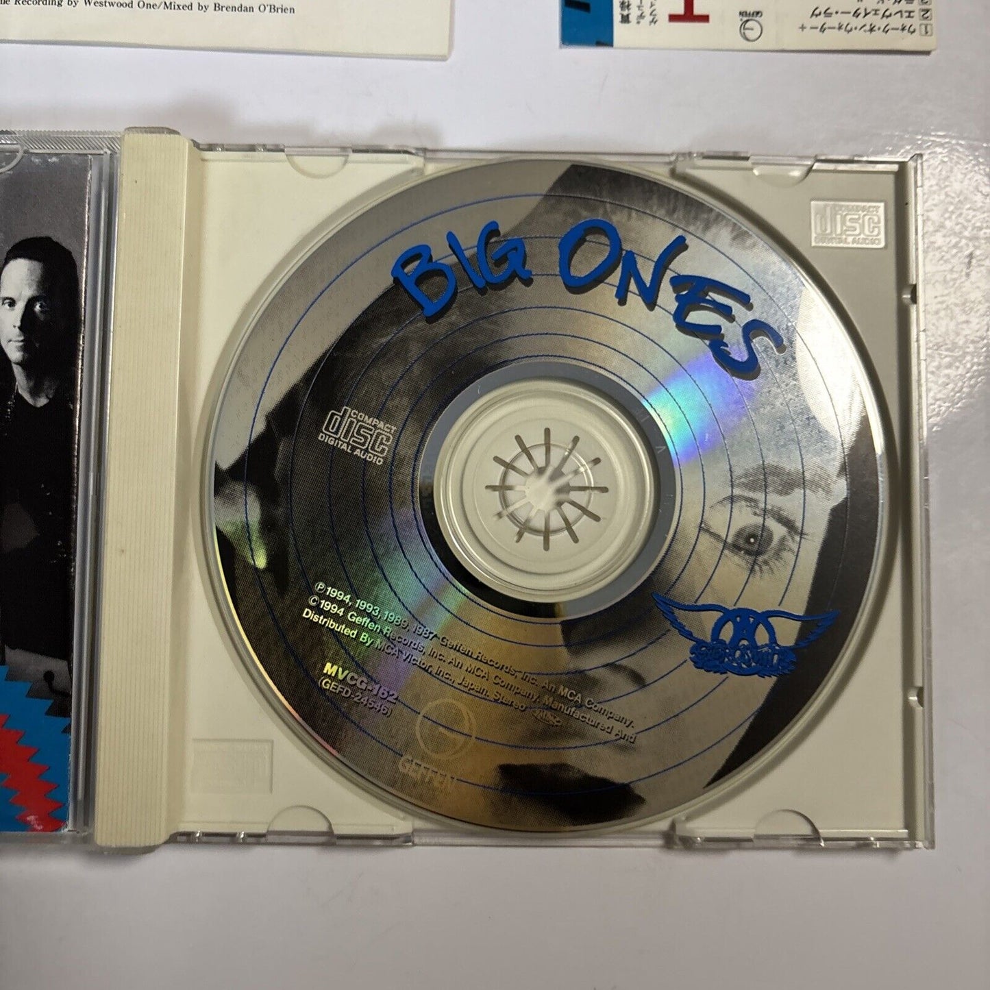 Aerosmith – Big Ones (CD, 1994) MVCG-162 Japan obi
