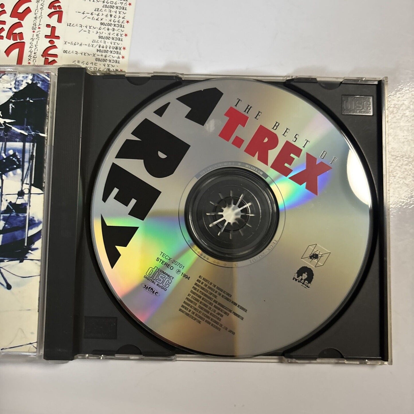 T. Rex – The Best Of T.Rex (CD, 1994) tecx-20701 Japan obi