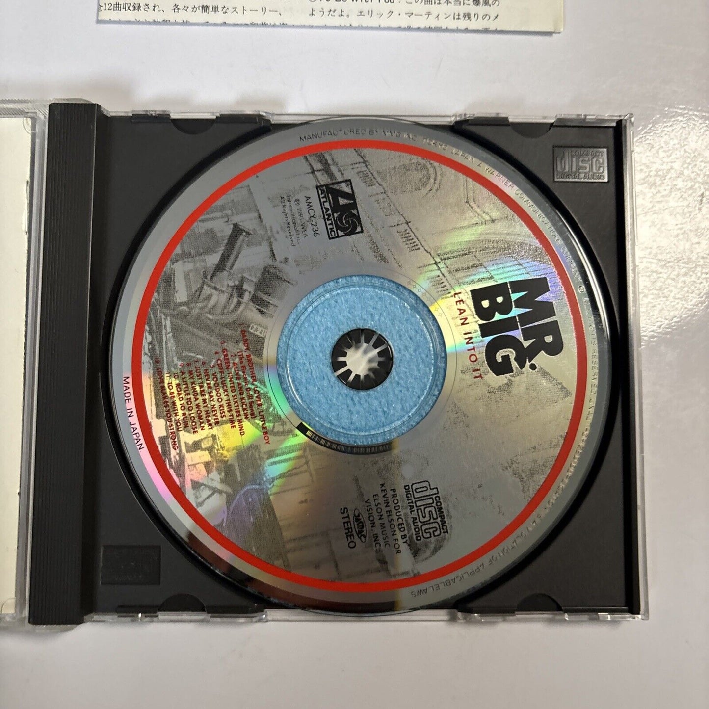 Mr. Big – Lean Into It (CD, 1993) amcy-236 Japan