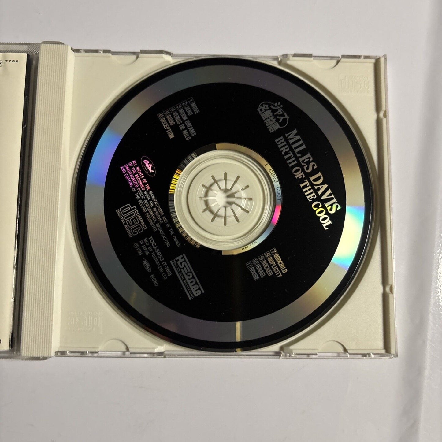Miles Davis – Birth Of The Cool (CD, 1995) tocj-5953 Japan
