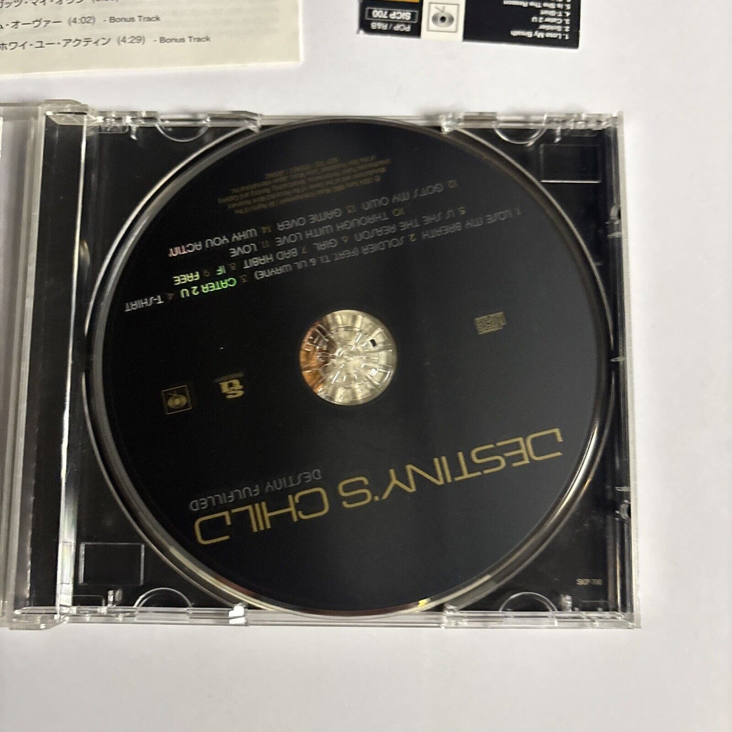 Destiny's Child – Destiny Fulfilled (CD, 2004) sicp-700 Japan obi