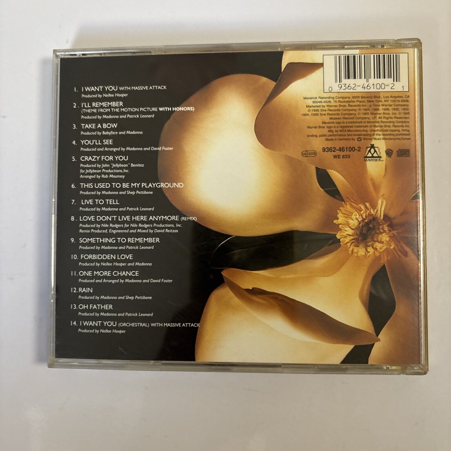 Madonna – Something To Remember (CD, 1995)