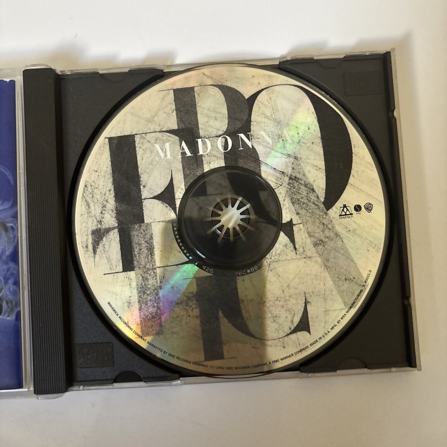 Madonna – Erotica (CD, 1992) 9 45154-2