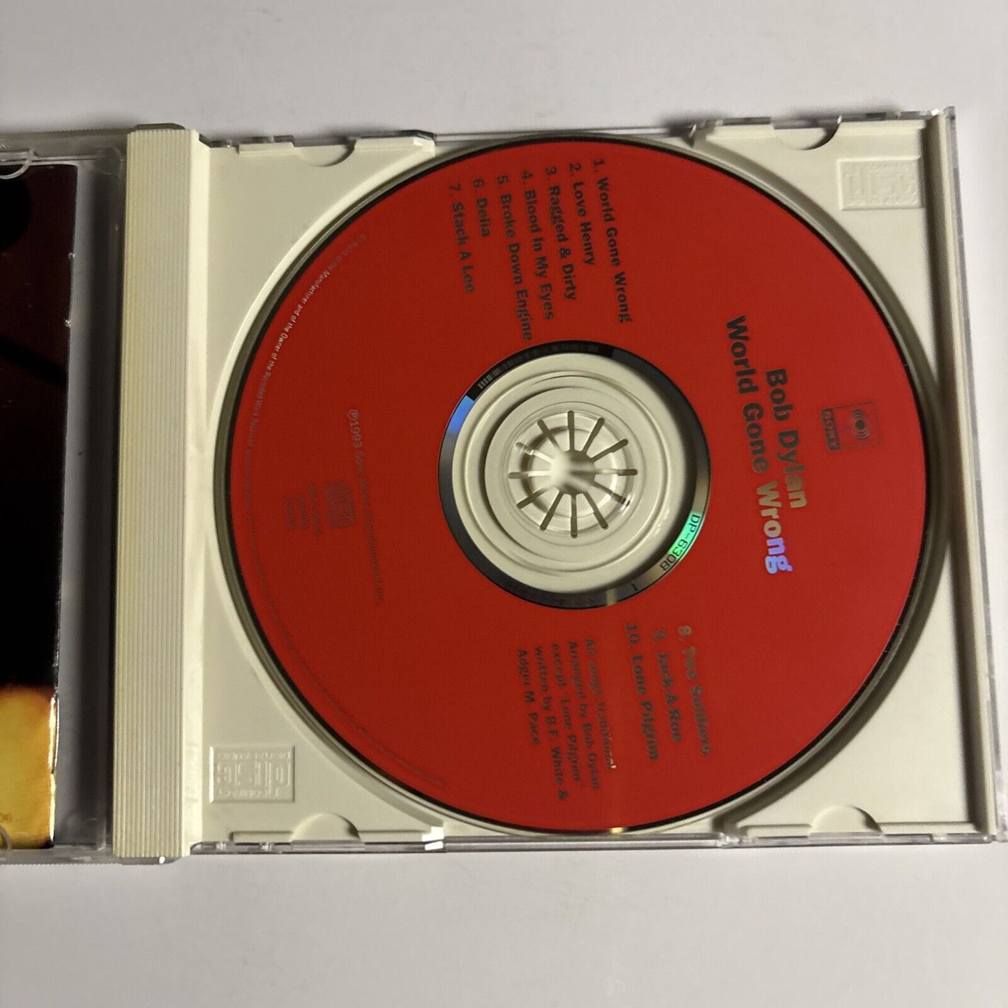 Bob Dylan – World Gone Wrong (CD, 1993) srcs-6876 Japan