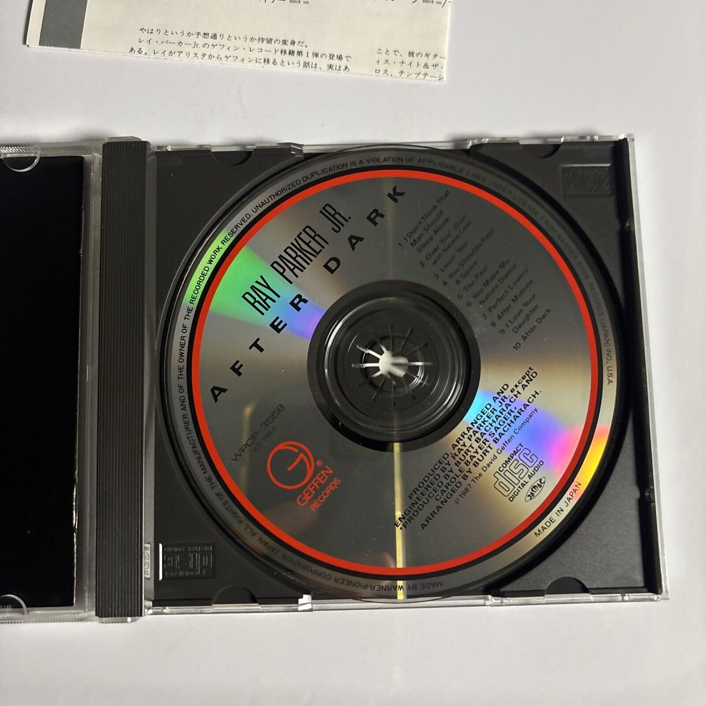 Ray Parker Jr. – After Dark (CD, 1990) wpcp-3558 Japan