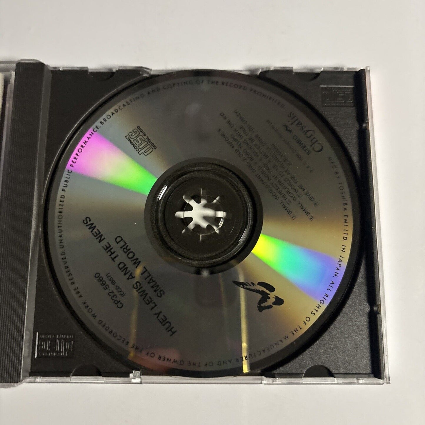 Huey Lewis & The News – Small World (CD, 1988) cp32-5660 Japan