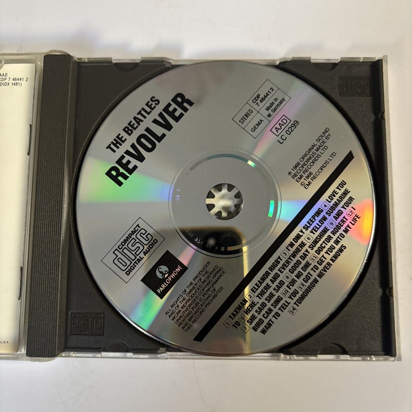 The Beatles – Revolver (CD, 1966) CDP 7 46441 2