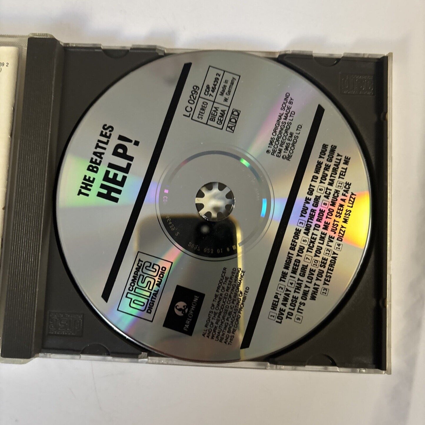 The Beatles – Help! (CD, 1987) CDP 7 46439 2