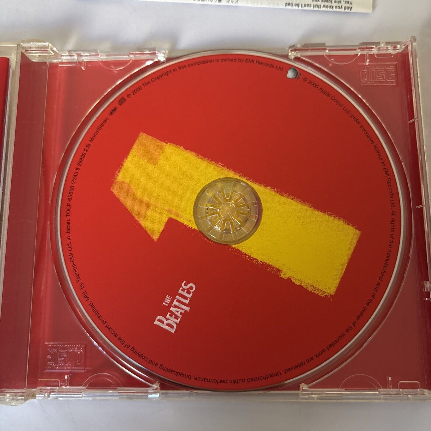 The Beatles – 1 (CD, 2000) tocp-65600 Japan