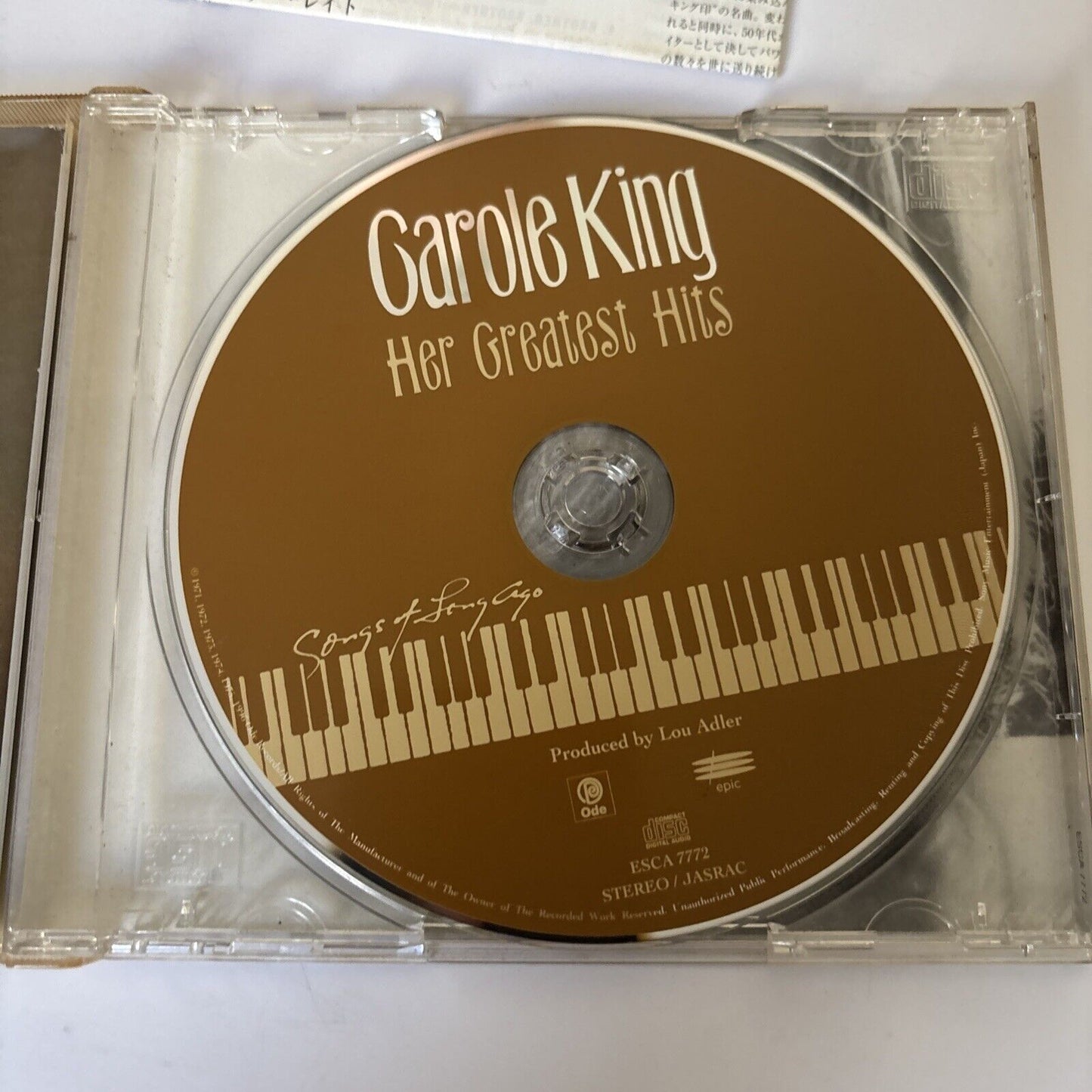 Carole King – Her Greatest Hits (Songs Of Long Ago) (CD, 1999) Japan Bonus Track
