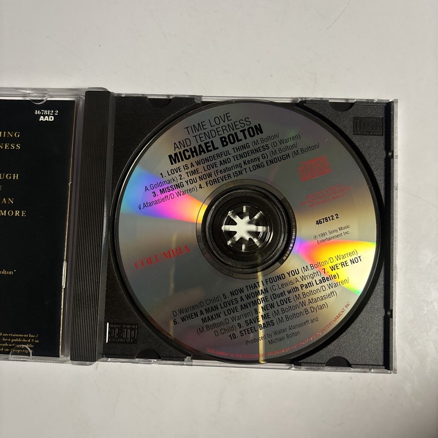 Michael Bolton – Time, Love & Tenderness (CD, 1991) 467812 2