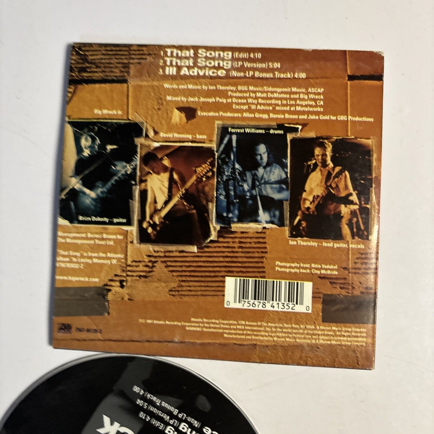 Big Wreck – That Song (CD, 1997)