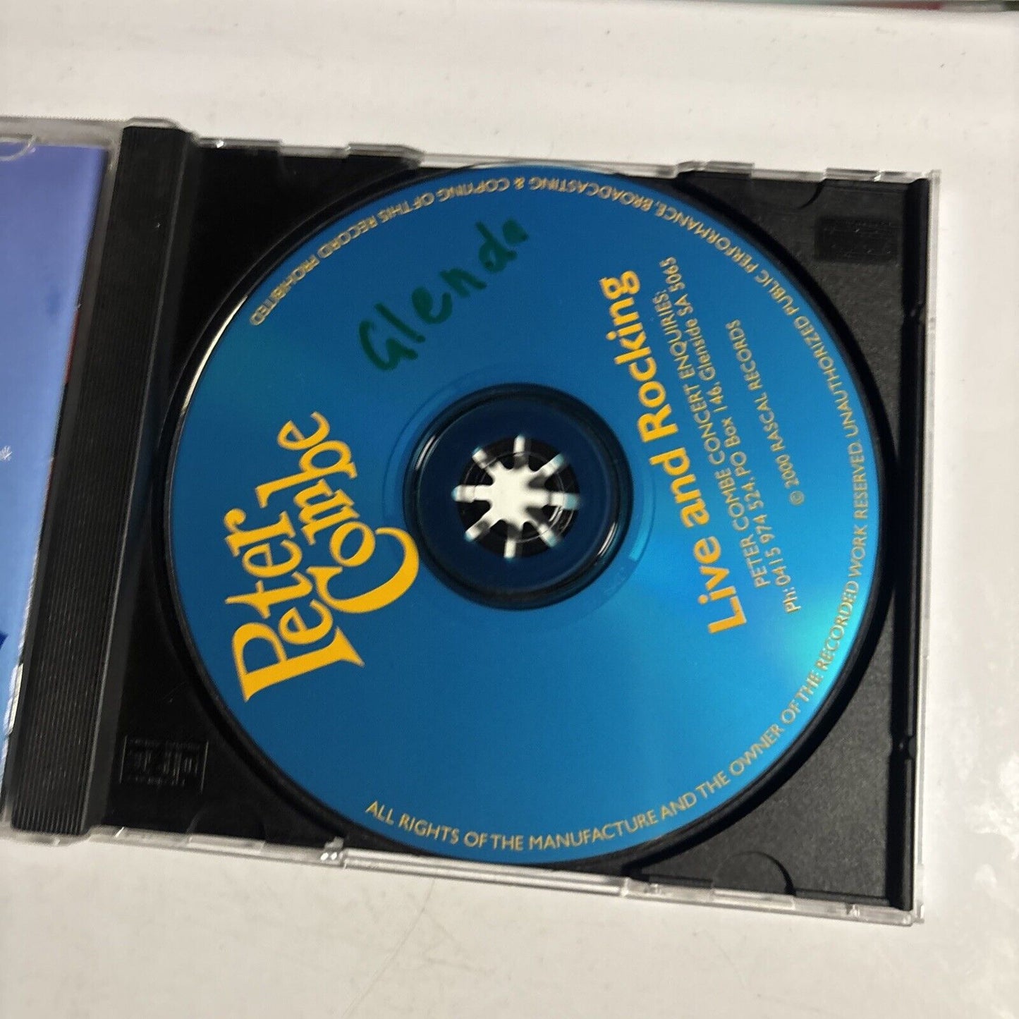 Peter Combe – Live And Rocking (CD, 2000)