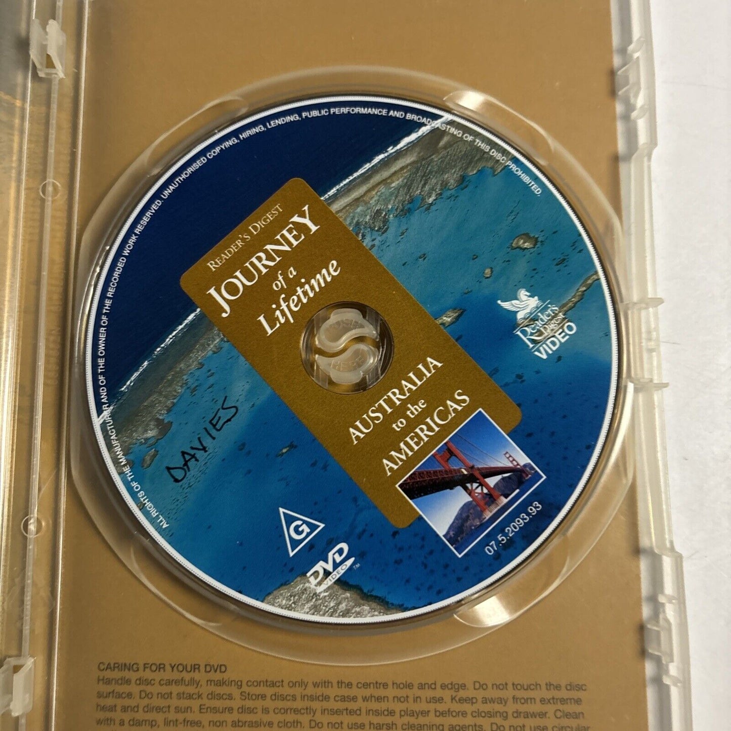 Reader's Digest: Journey Of A Lifetime - Australia To The Americas (DVD, 2004)