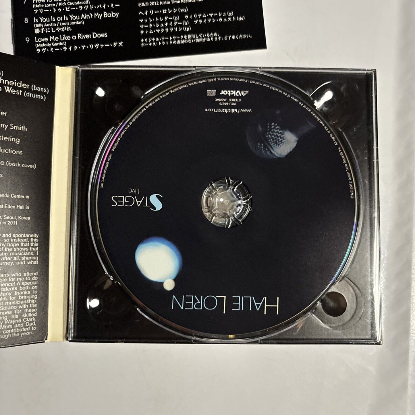 Halie Loren � Stages (CD, 2012) vicj-61679 Japan Digipak