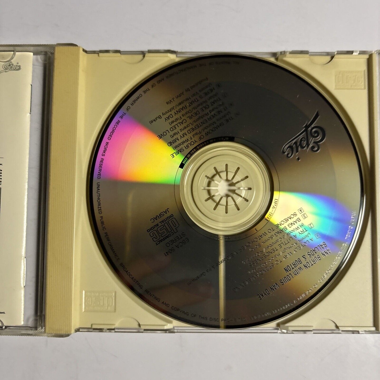 Ann Burton With The Louis Van Dyke Trio � Ballads & Burton (CD, 1989) Japan