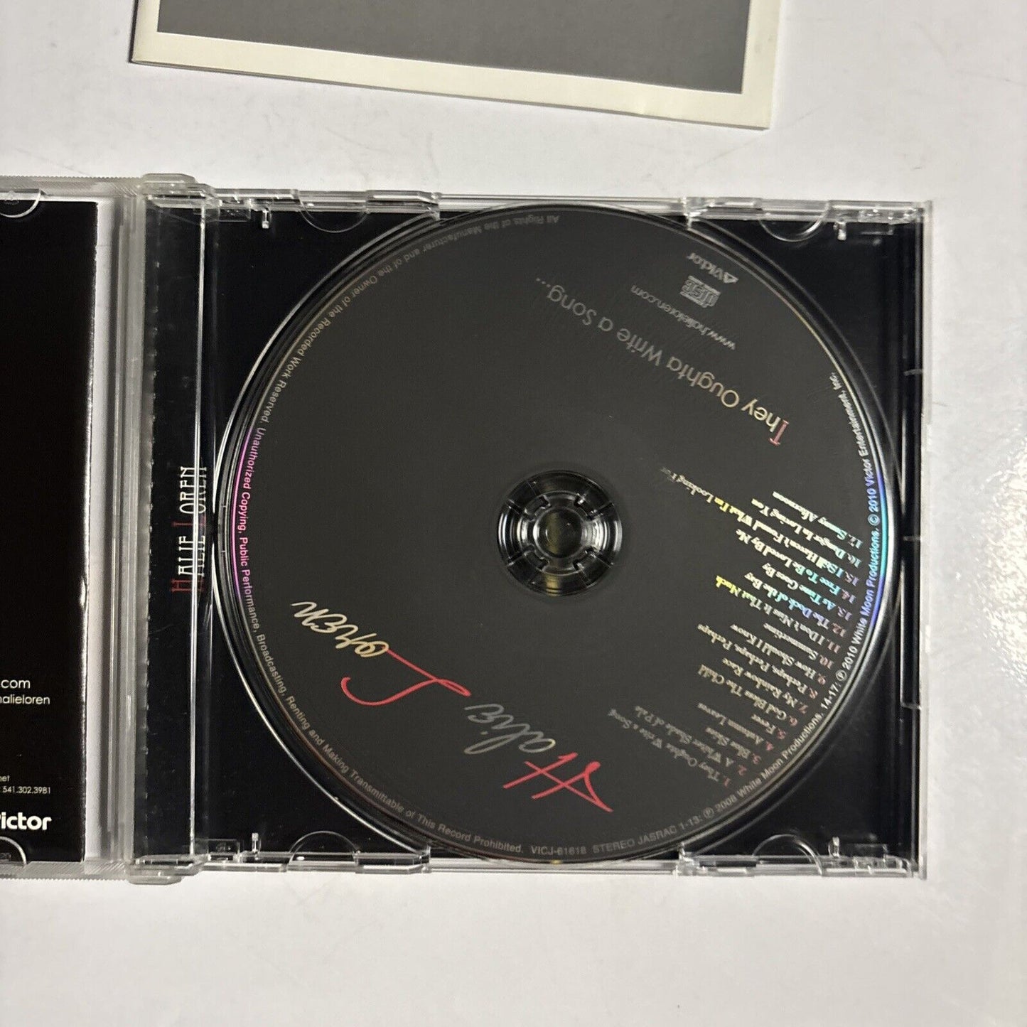 Halie Loren � They Oughta Write A Song (CD, 2011) vicj-61618 Japan Bonus Track